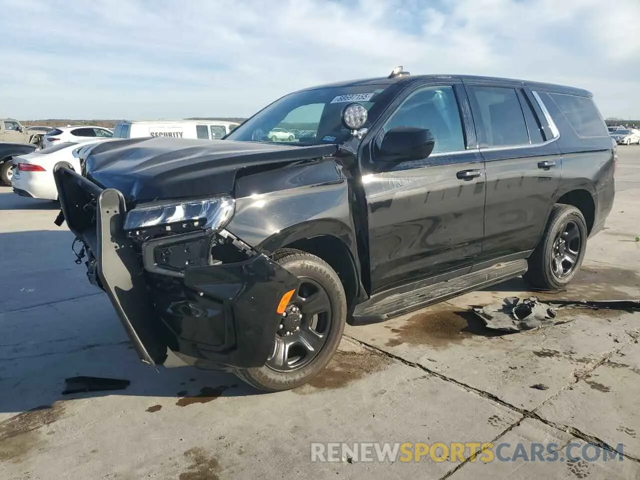 1 fotografías del automóvil dañado 1GNSCLED0NR143392 CHEVROLET TAHOE 2022