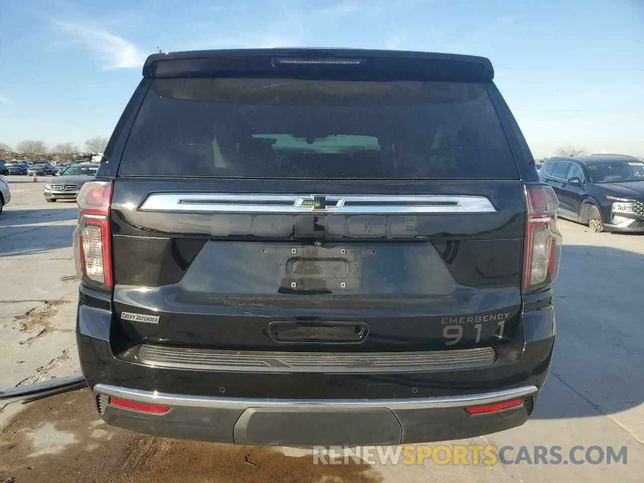 6 fotografías del automóvil dañado 1GNSCLED0NR143392 CHEVROLET TAHOE 2022