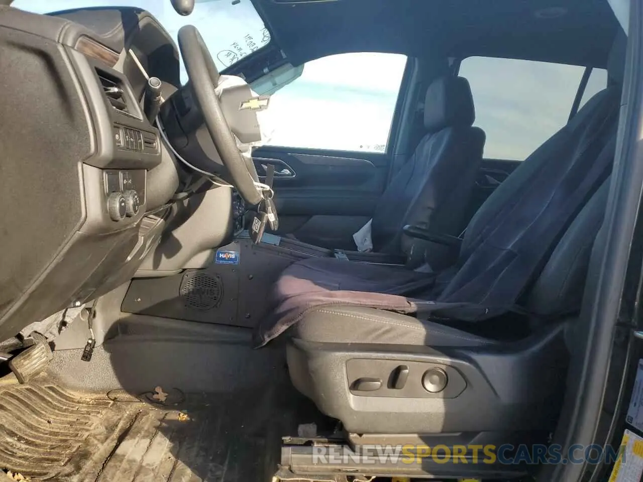7 fotografías del automóvil dañado 1GNSCLED0NR143392 CHEVROLET TAHOE 2022