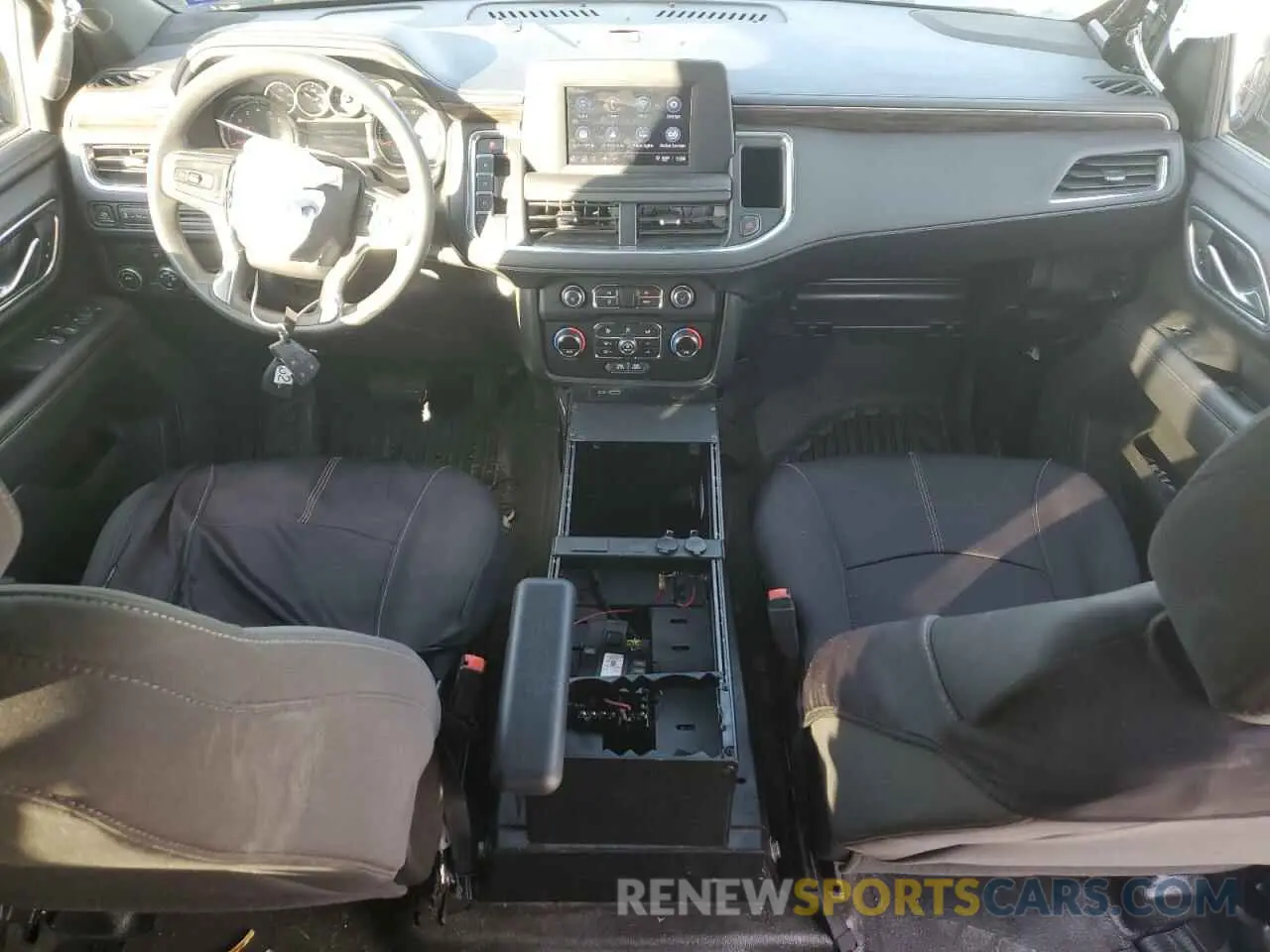8 fotografías del automóvil dañado 1GNSCLED0NR143392 CHEVROLET TAHOE 2022