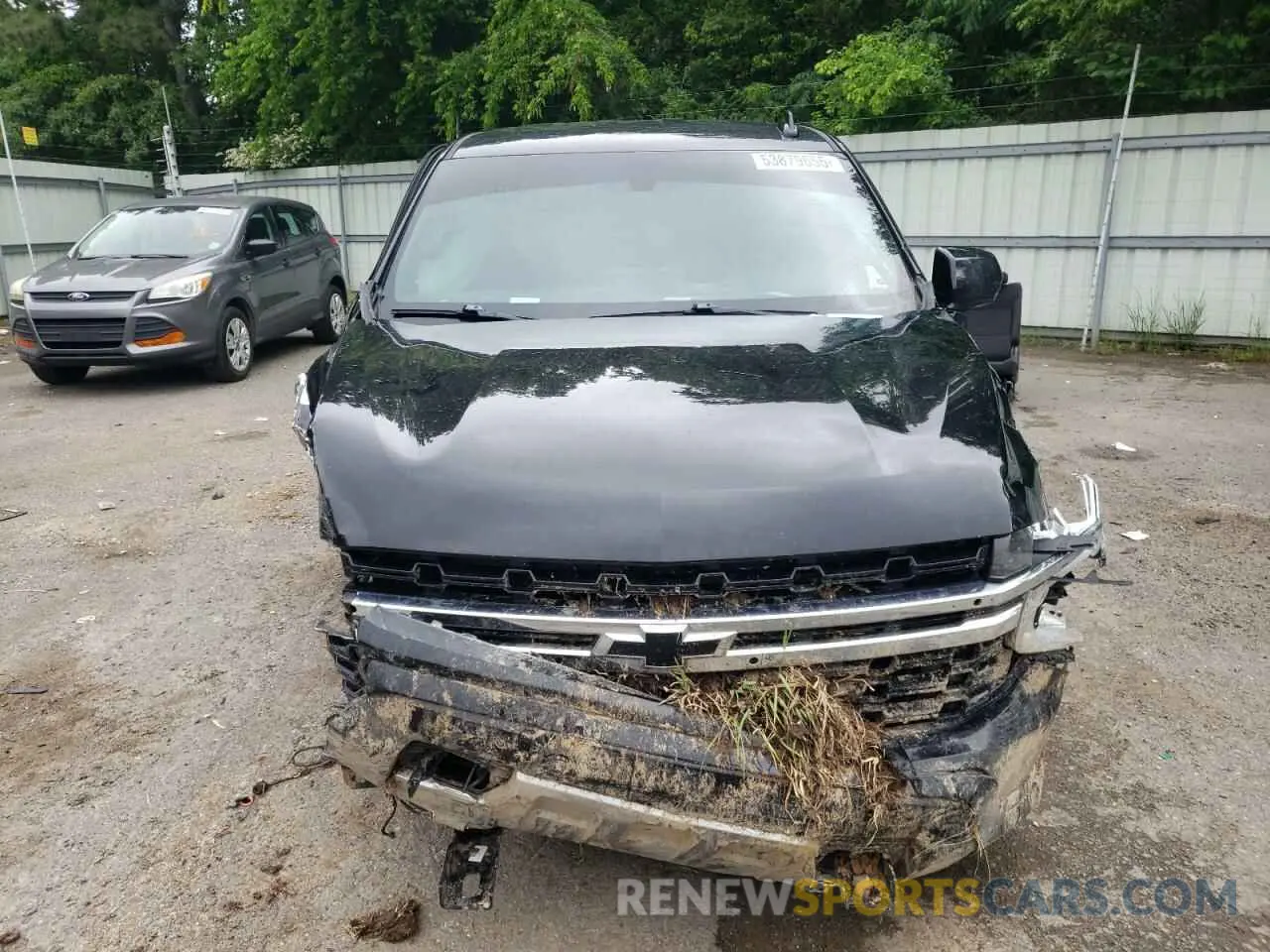 5 fotografías del automóvil dañado 1GNSCLED9NR155315 CHEVROLET TAHOE 2022
