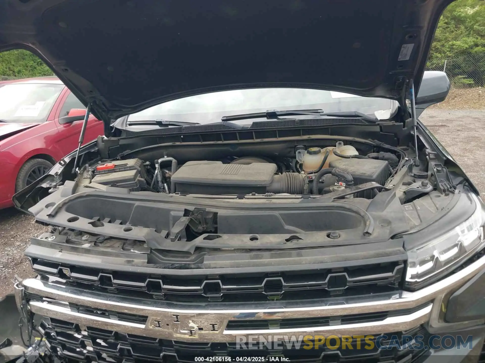 10 fotografías del automóvil dañado 1GNSCMKD3NR210819 CHEVROLET TAHOE 2022