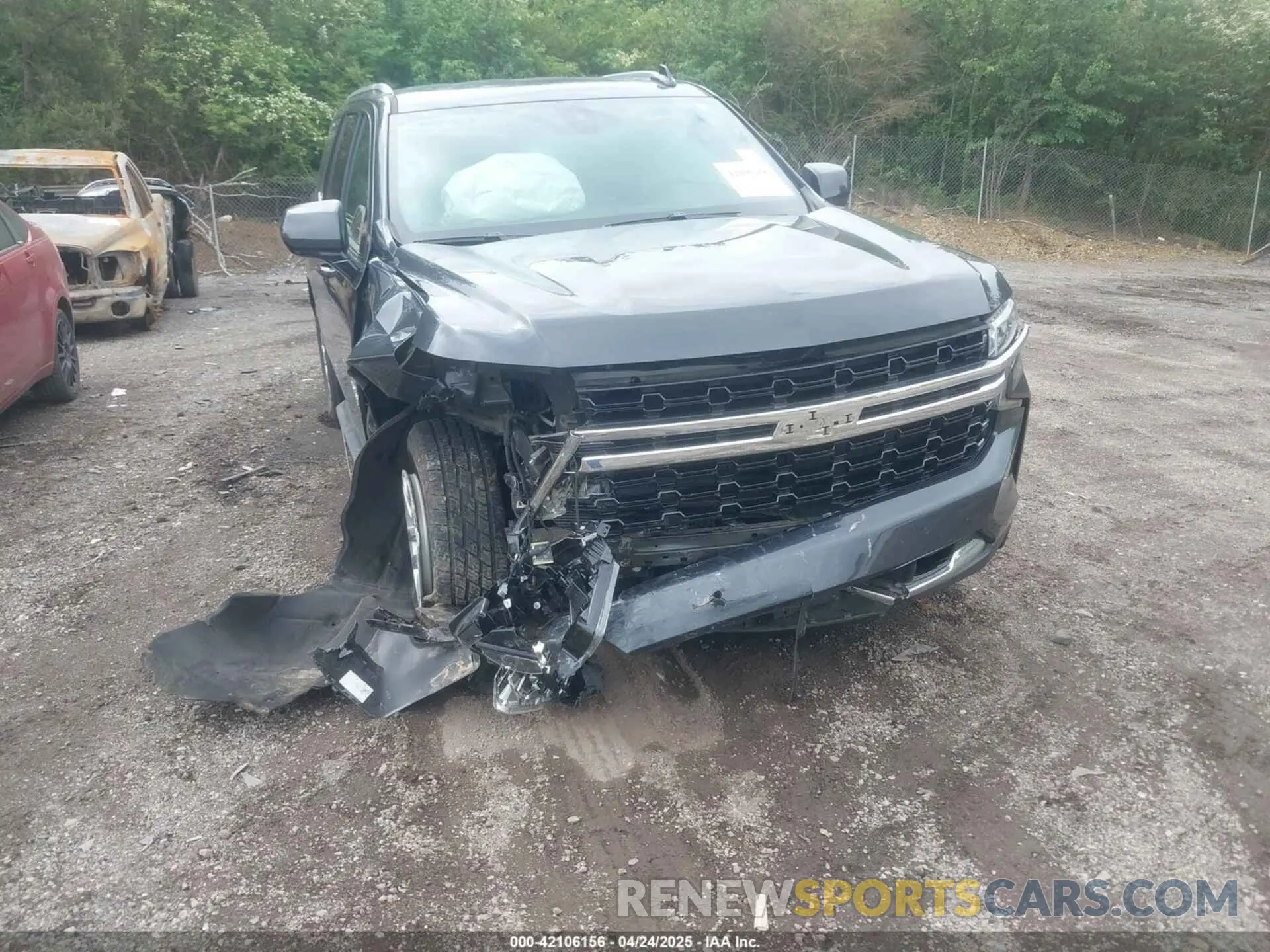 6 fotografías del automóvil dañado 1GNSCMKD3NR210819 CHEVROLET TAHOE 2022