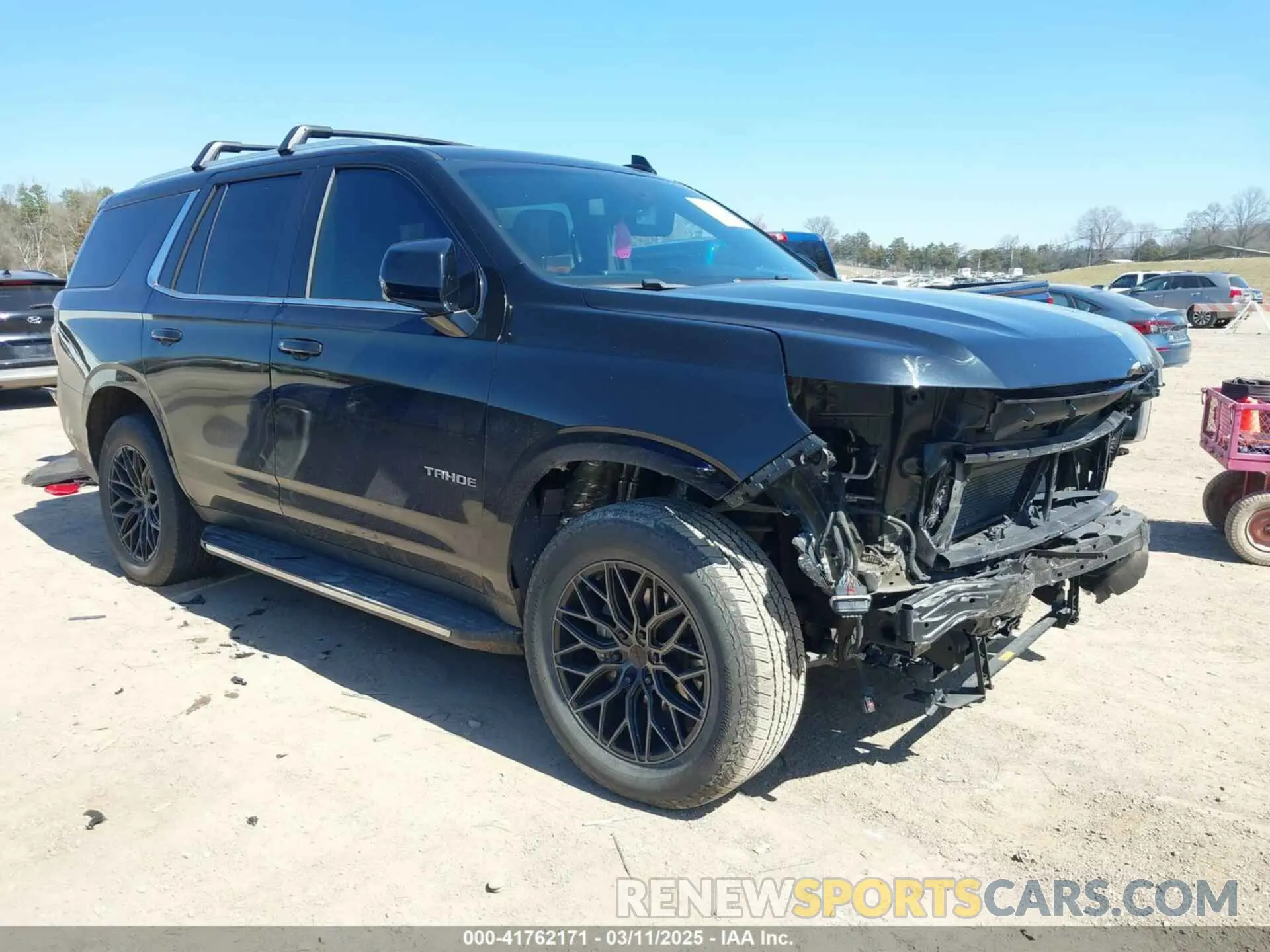 1 fotografías del automóvil dañado 1GNSCNKD7NR113287 CHEVROLET TAHOE 2022