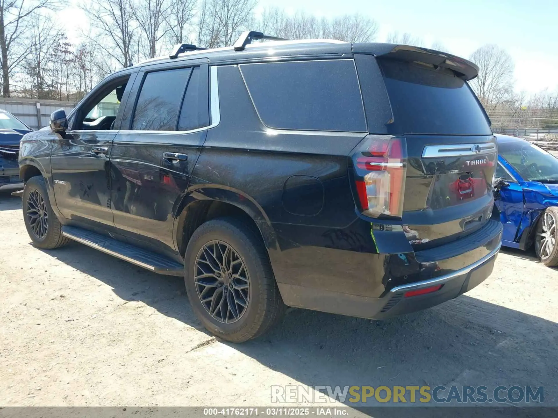 3 fotografías del automóvil dañado 1GNSCNKD7NR113287 CHEVROLET TAHOE 2022