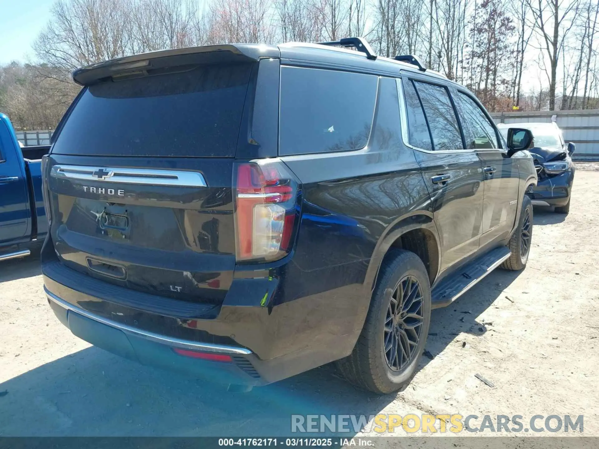 4 fotografías del automóvil dañado 1GNSCNKD7NR113287 CHEVROLET TAHOE 2022