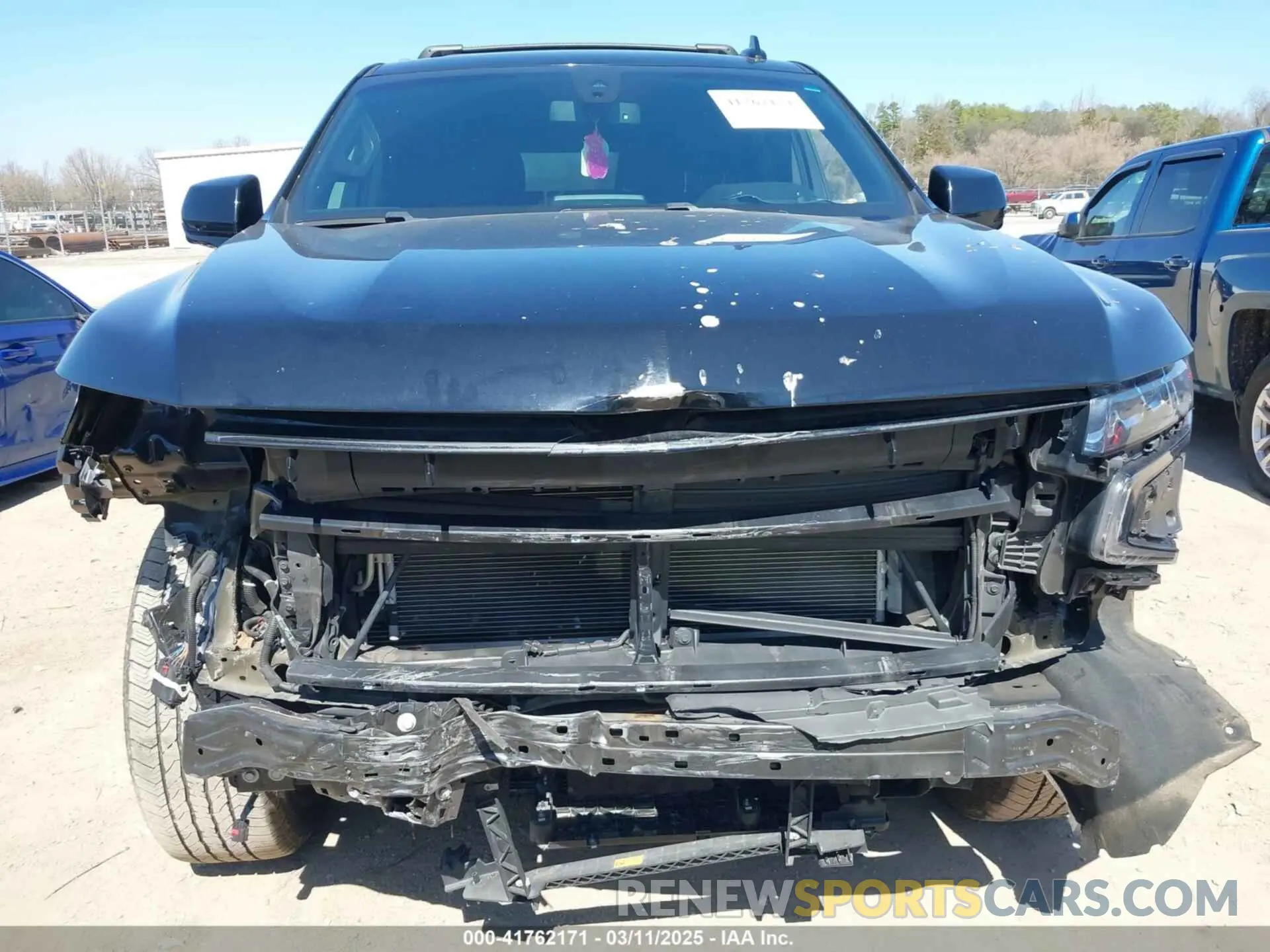 6 fotografías del automóvil dañado 1GNSCNKD7NR113287 CHEVROLET TAHOE 2022