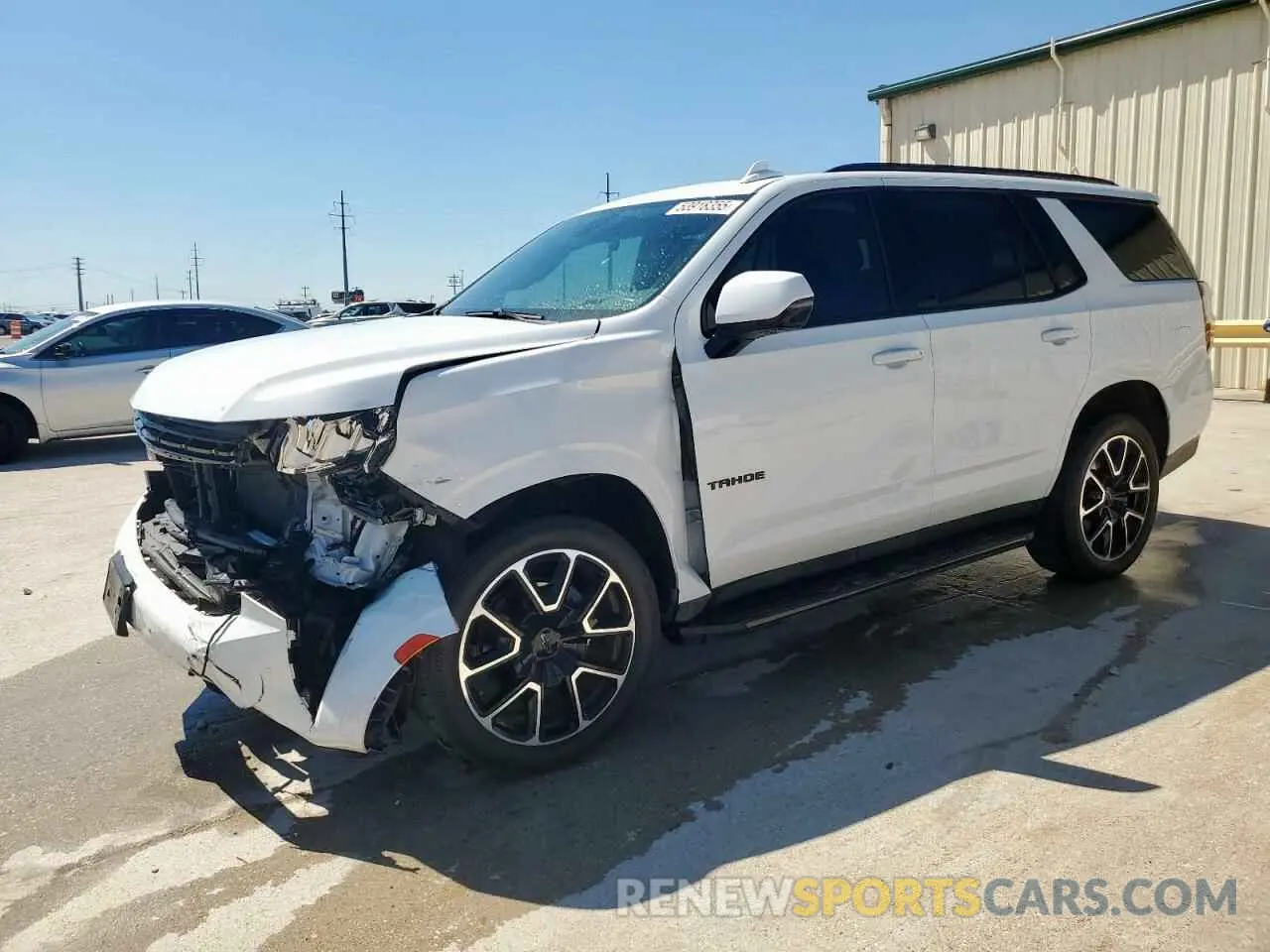 1 fotografías del automóvil dañado 1GNSCRKD1NR337890 CHEVROLET TAHOE 2022