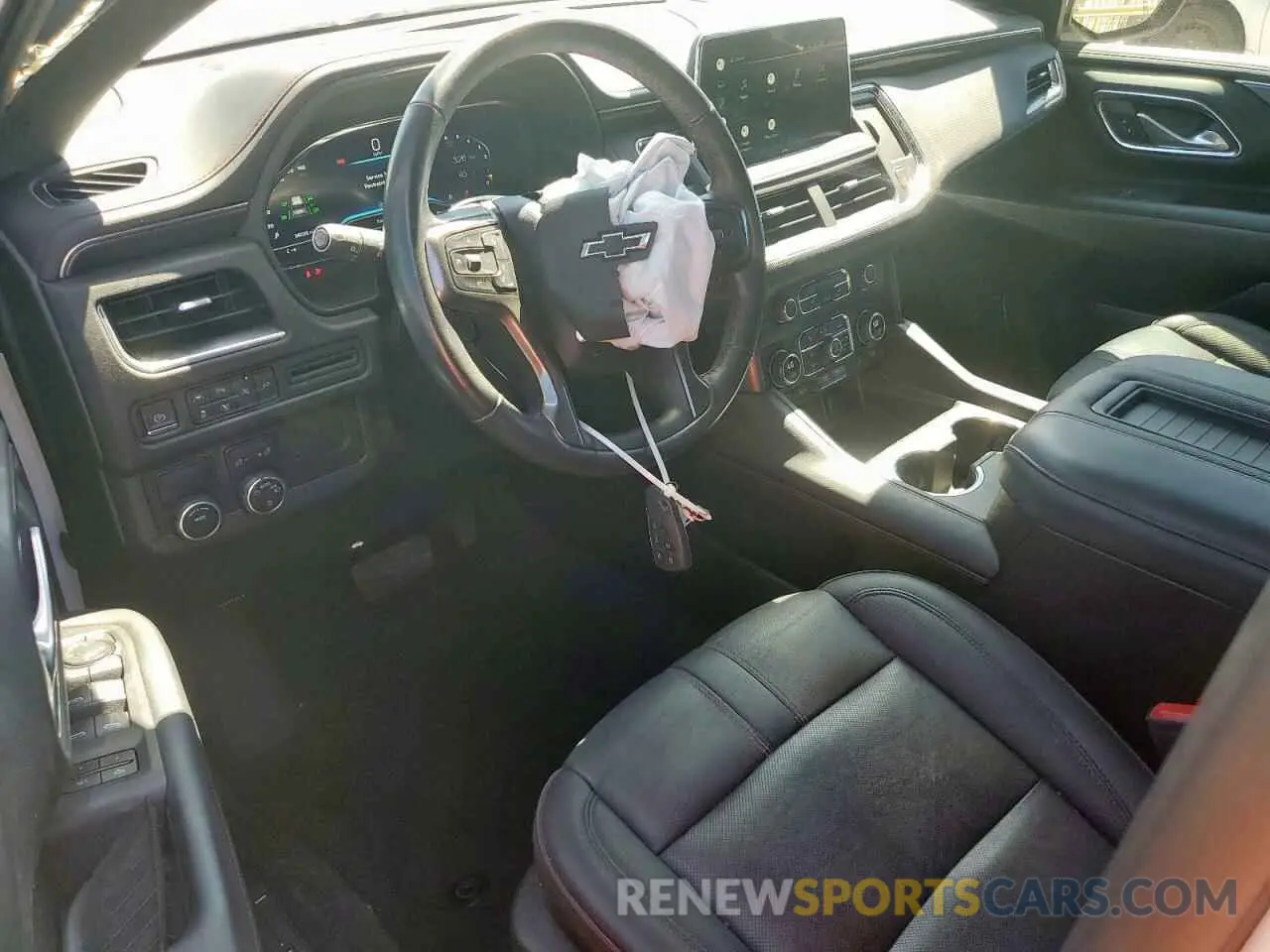 8 fotografías del automóvil dañado 1GNSCRKD1NR337890 CHEVROLET TAHOE 2022