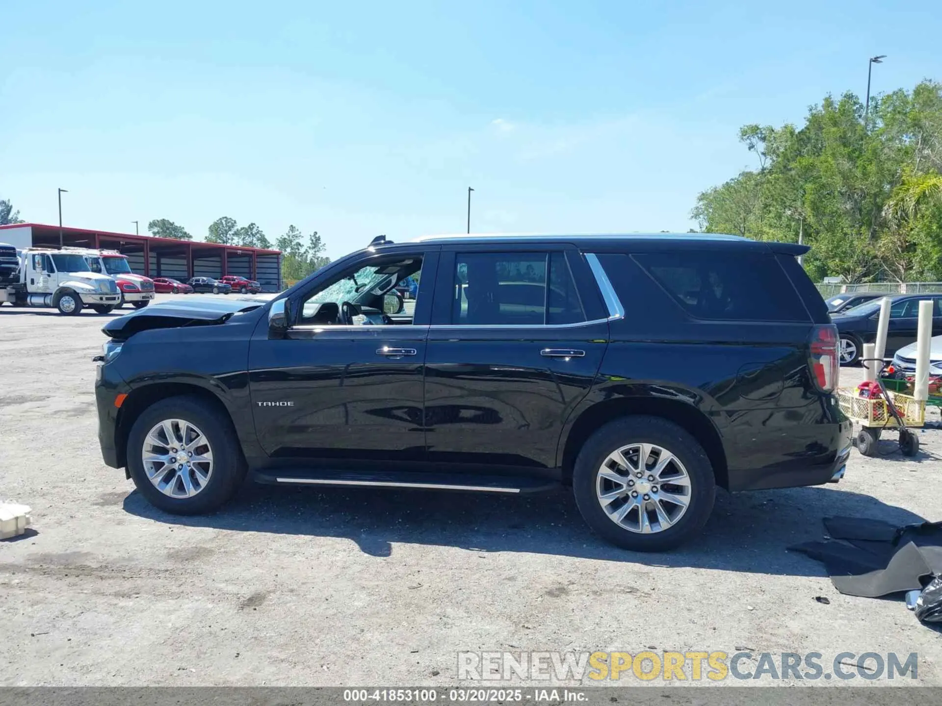 14 fotografías del automóvil dañado 1GNSCSKDXNR362584 CHEVROLET TAHOE 2022