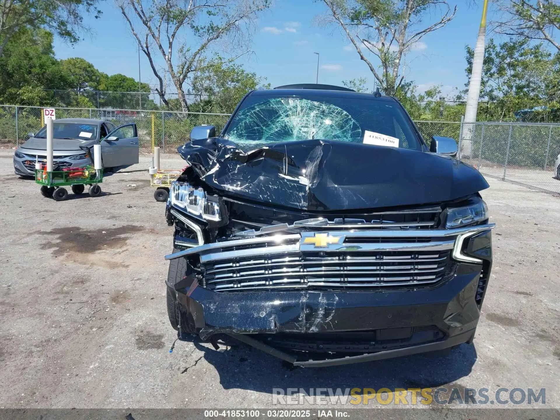 6 fotografías del automóvil dañado 1GNSCSKDXNR362584 CHEVROLET TAHOE 2022
