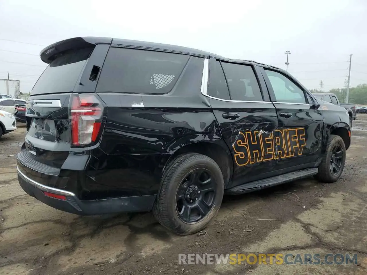 3 fotografías del automóvil dañado 1GNSKLED7NR319518 CHEVROLET TAHOE 2022