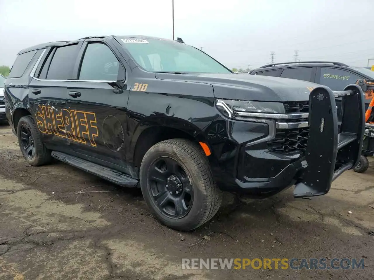 4 fotografías del automóvil dañado 1GNSKLED7NR319518 CHEVROLET TAHOE 2022