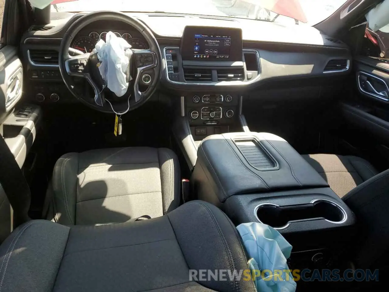 8 fotografías del automóvil dañado 1GNSKMKD5NR317969 CHEVROLET TAHOE 2022