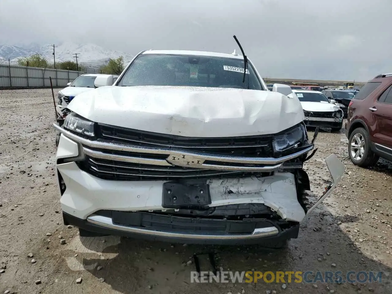 5 fotografías del automóvil dañado 1GNSKNKD1NR166344 CHEVROLET TAHOE 2022