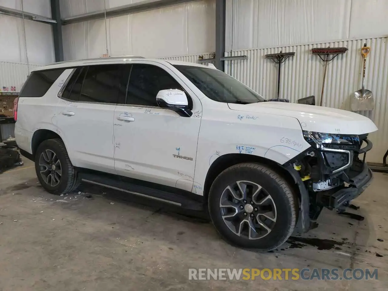 4 fotografías del automóvil dañado 1GNSKNKD2NR121607 CHEVROLET TAHOE 2022