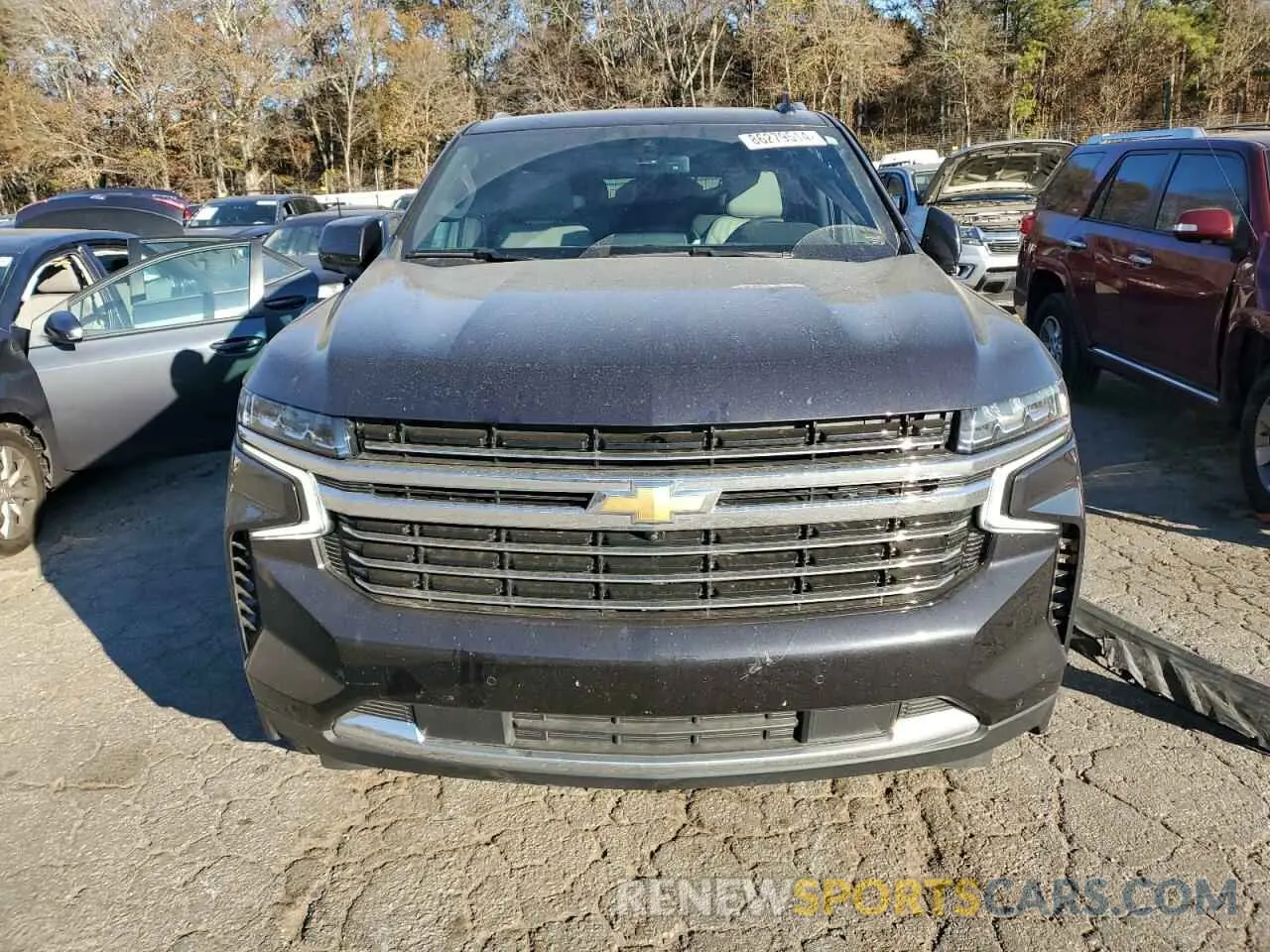 5 fotografías del automóvil dañado 1GNSKNKD2NR309561 CHEVROLET TAHOE 2022