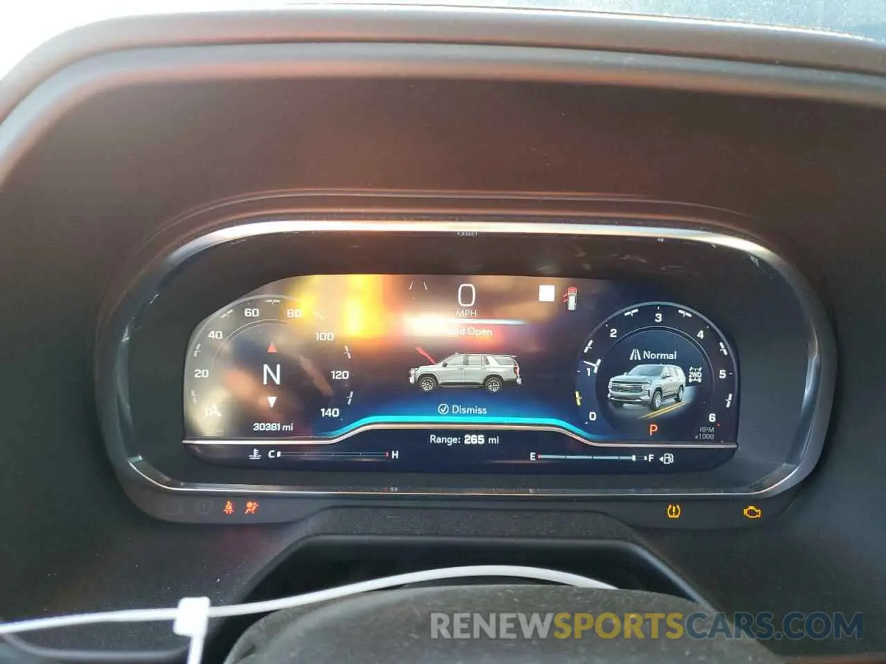 9 fotografías del automóvil dañado 1GNSKNKD2NR309561 CHEVROLET TAHOE 2022