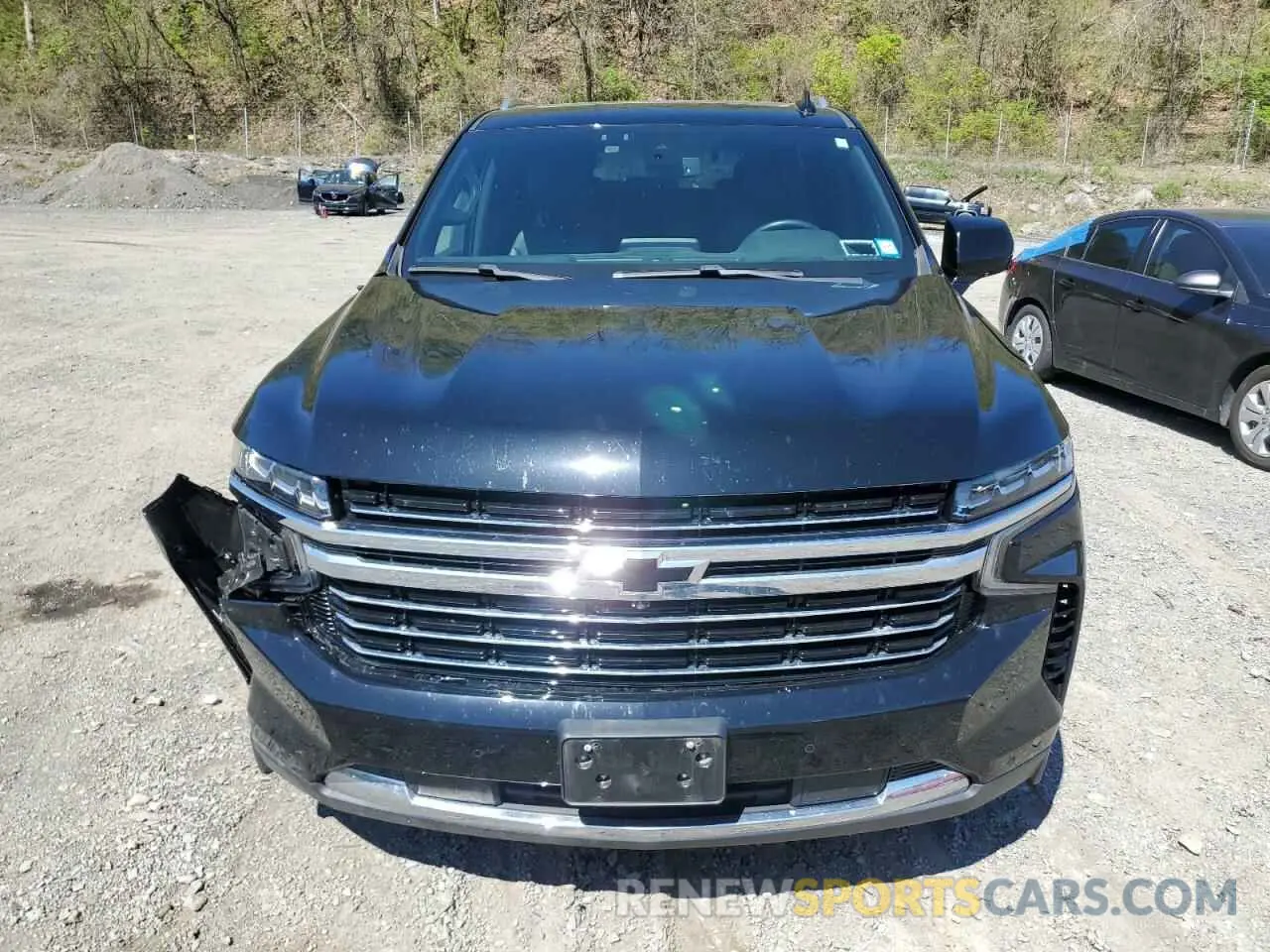 5 fotografías del automóvil dañado 1GNSKNKD2NR331107 CHEVROLET TAHOE 2022
