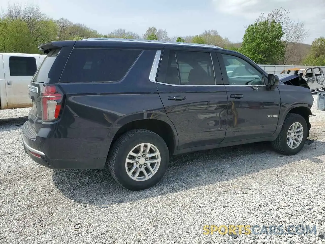 3 fotografías del automóvil dañado 1GNSKNKD9NR212101 CHEVROLET TAHOE 2022