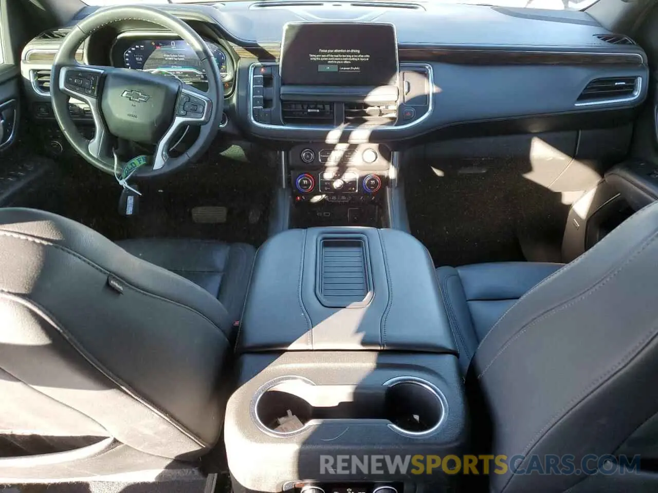 8 fotografías del automóvil dañado 1GNSKPKD0NR242244 CHEVROLET TAHOE 2022