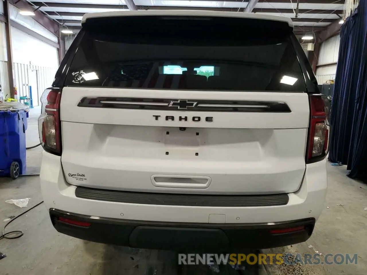 6 fotografías del automóvil dañado 1GNSKPKD3NR341124 CHEVROLET TAHOE 2022