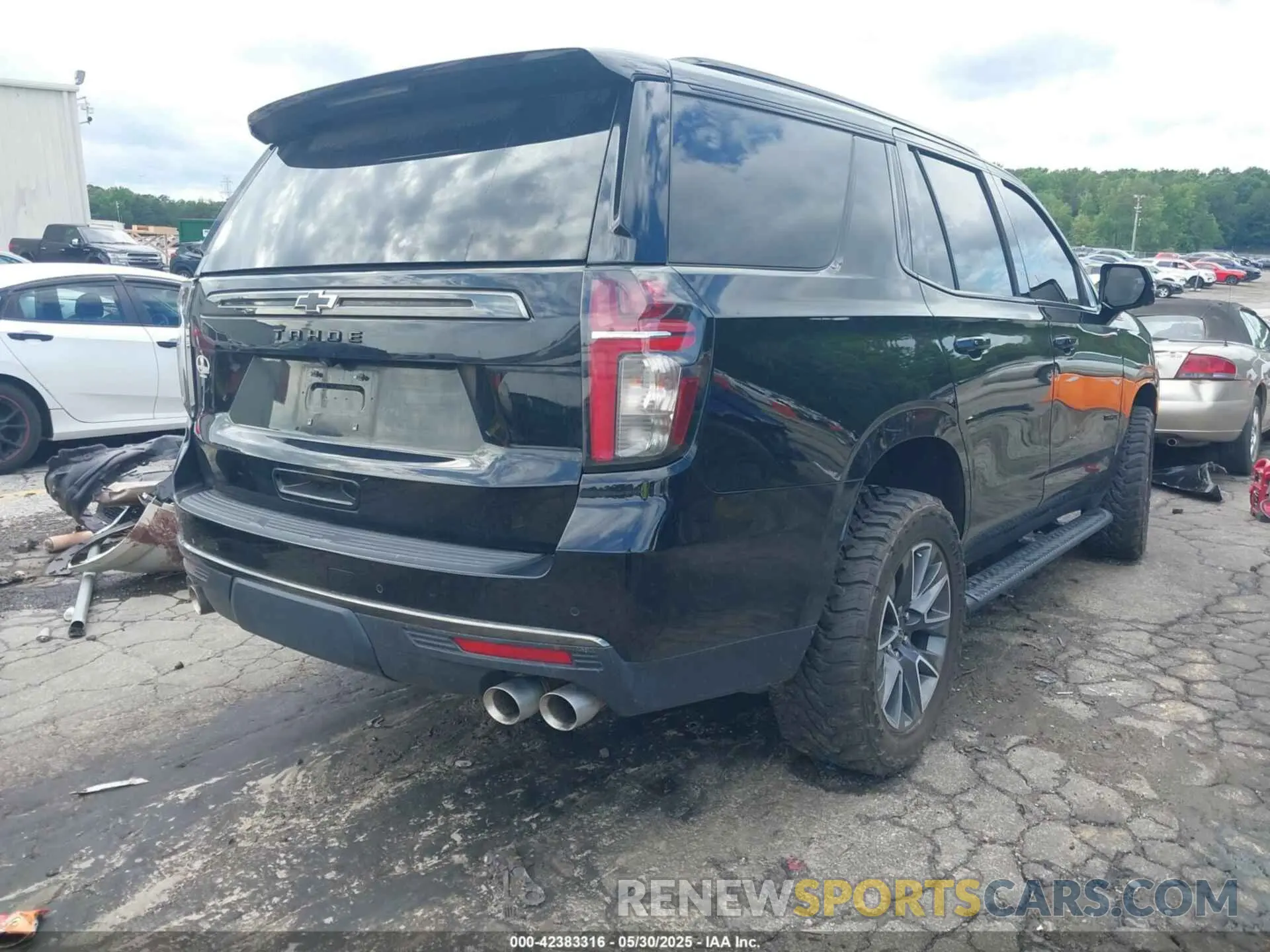 4 fotografías del automóvil dañado 1GNSKPKL8NR103860 CHEVROLET TAHOE 2022