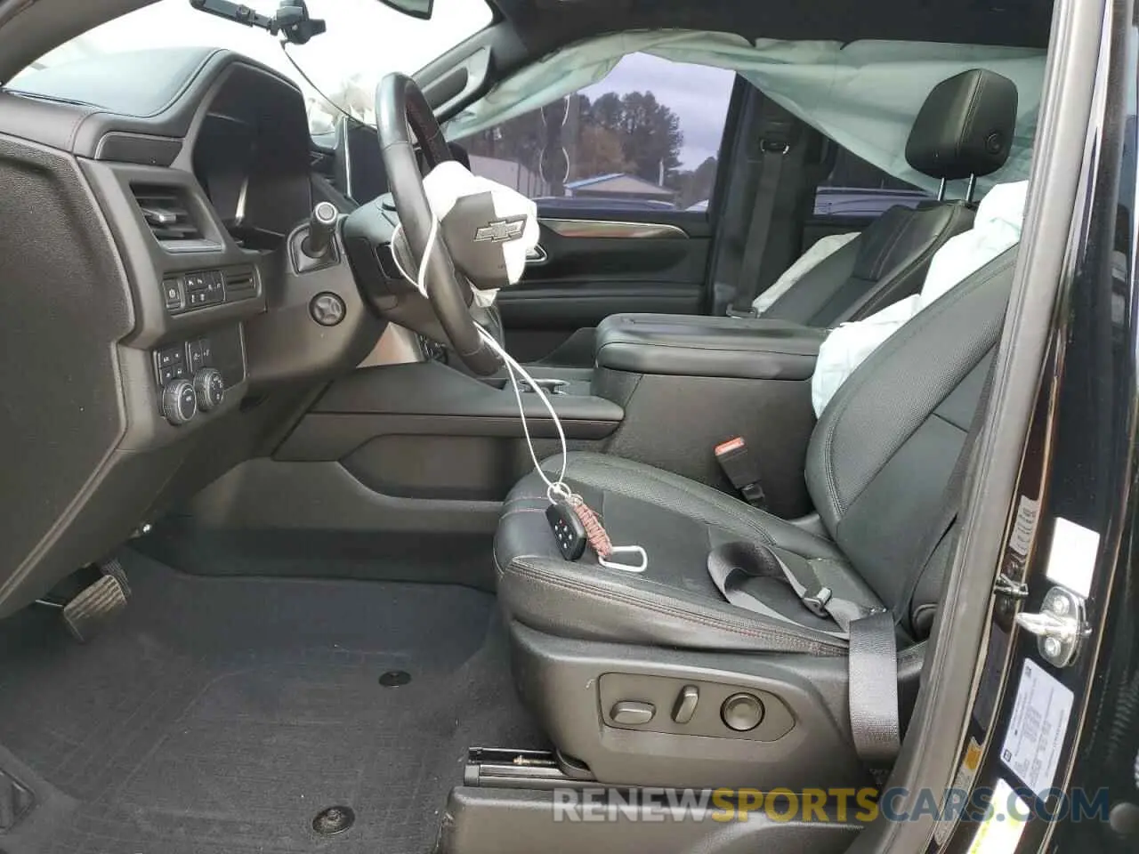 7 fotografías del automóvil dañado 1GNSKRKD0NR338287 CHEVROLET TAHOE 2022