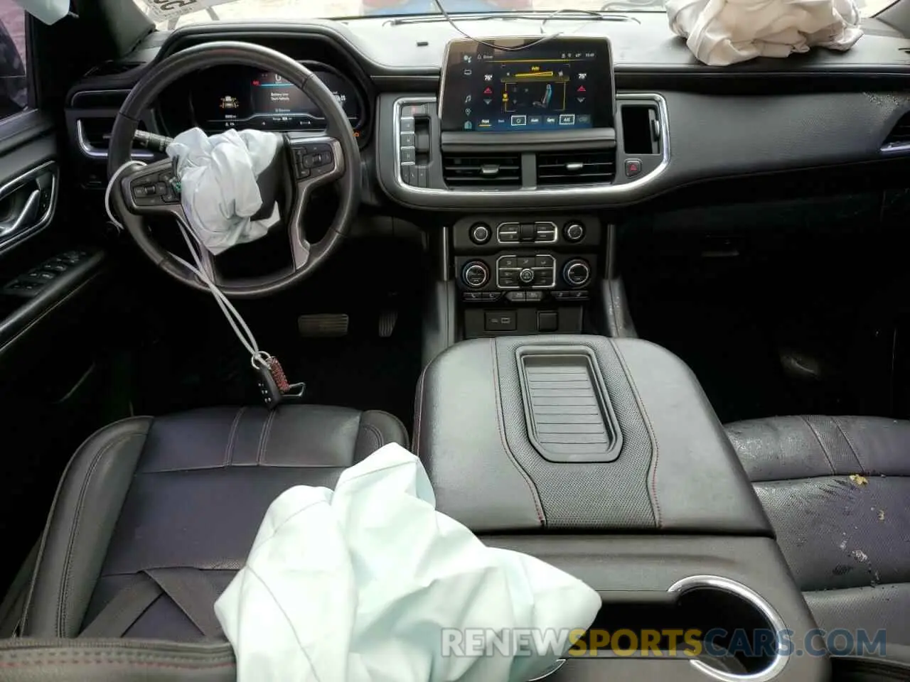 8 fotografías del automóvil dañado 1GNSKRKD0NR338287 CHEVROLET TAHOE 2022