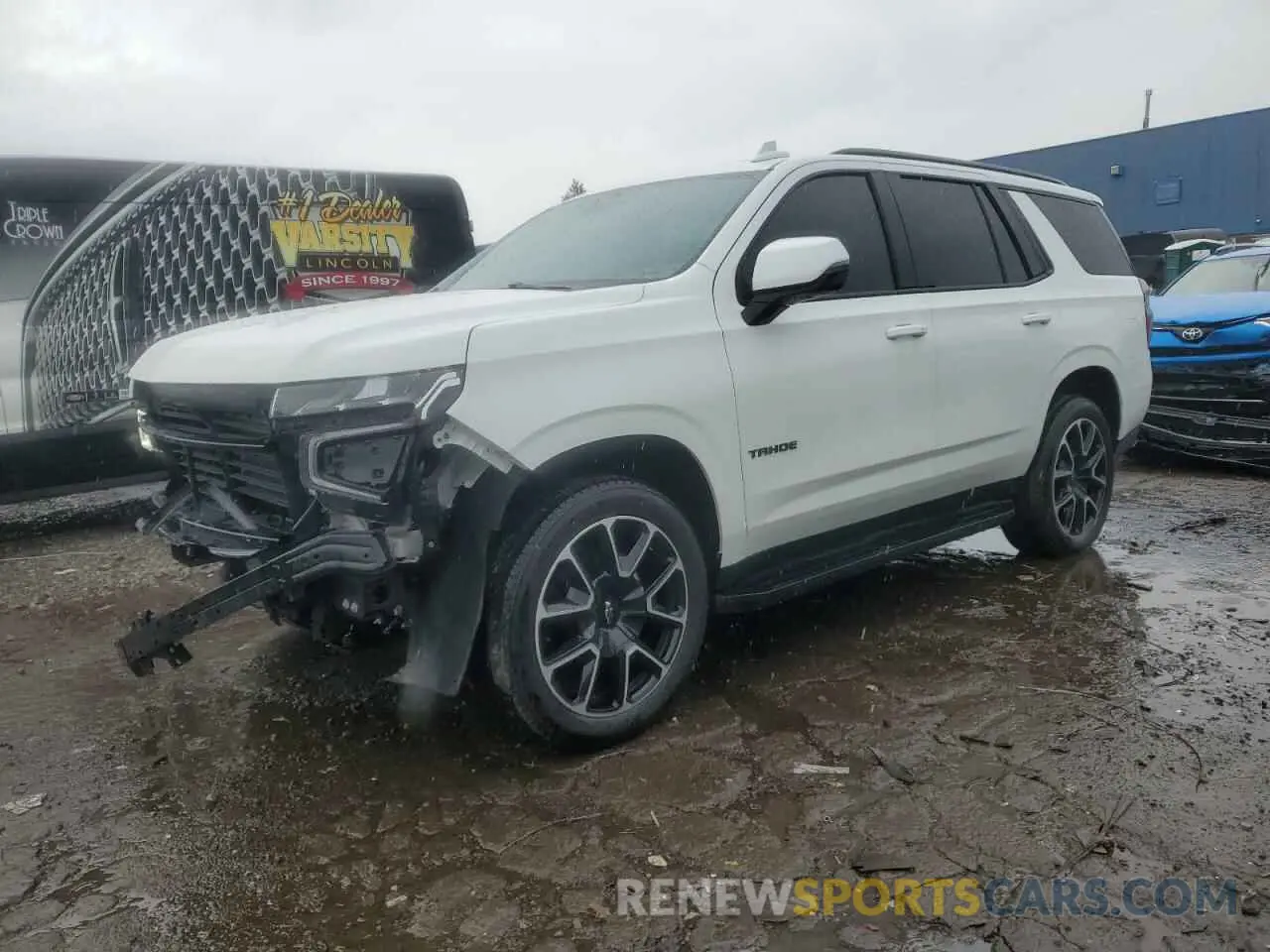 1 fotografías del automóvil dañado 1GNSKRKD2NR116379 CHEVROLET TAHOE 2022