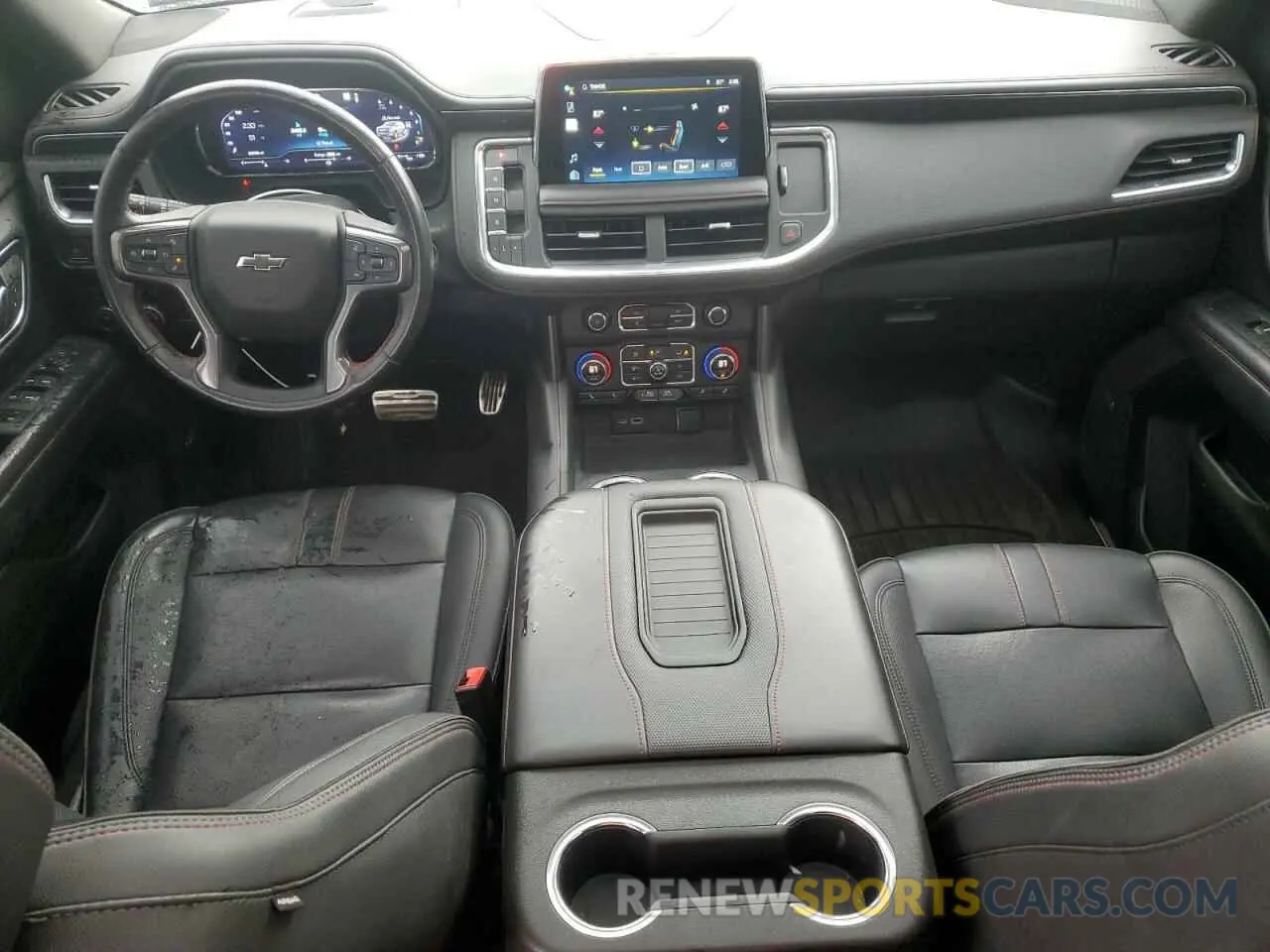 8 fotografías del automóvil dañado 1GNSKRKD2NR116379 CHEVROLET TAHOE 2022