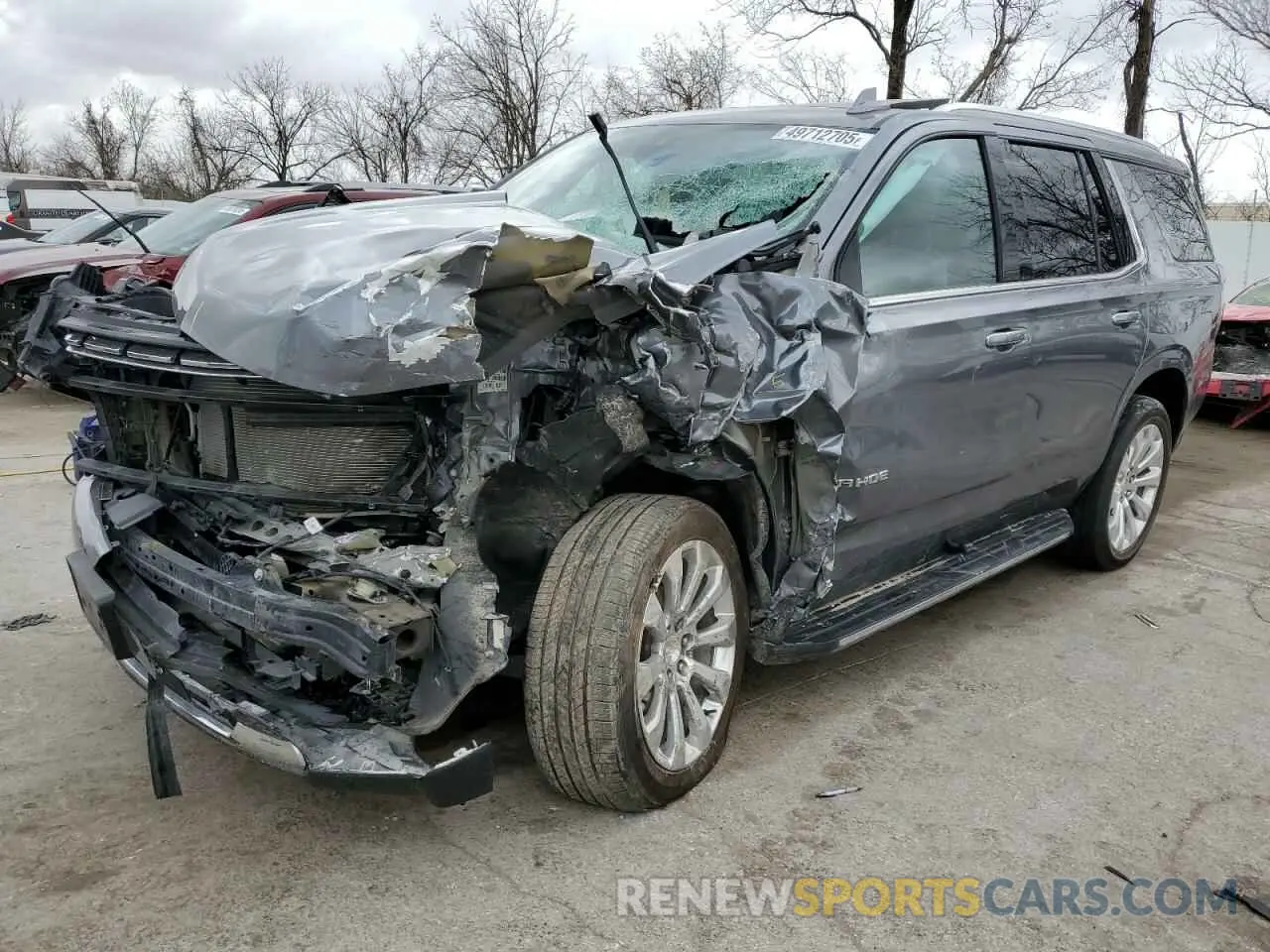 1 fotografías del automóvil dañado 1GNSKSKD4NR147415 CHEVROLET TAHOE 2022