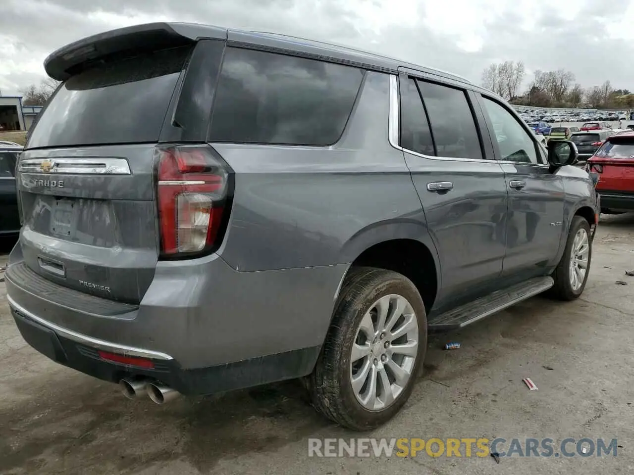3 fotografías del automóvil dañado 1GNSKSKD4NR147415 CHEVROLET TAHOE 2022