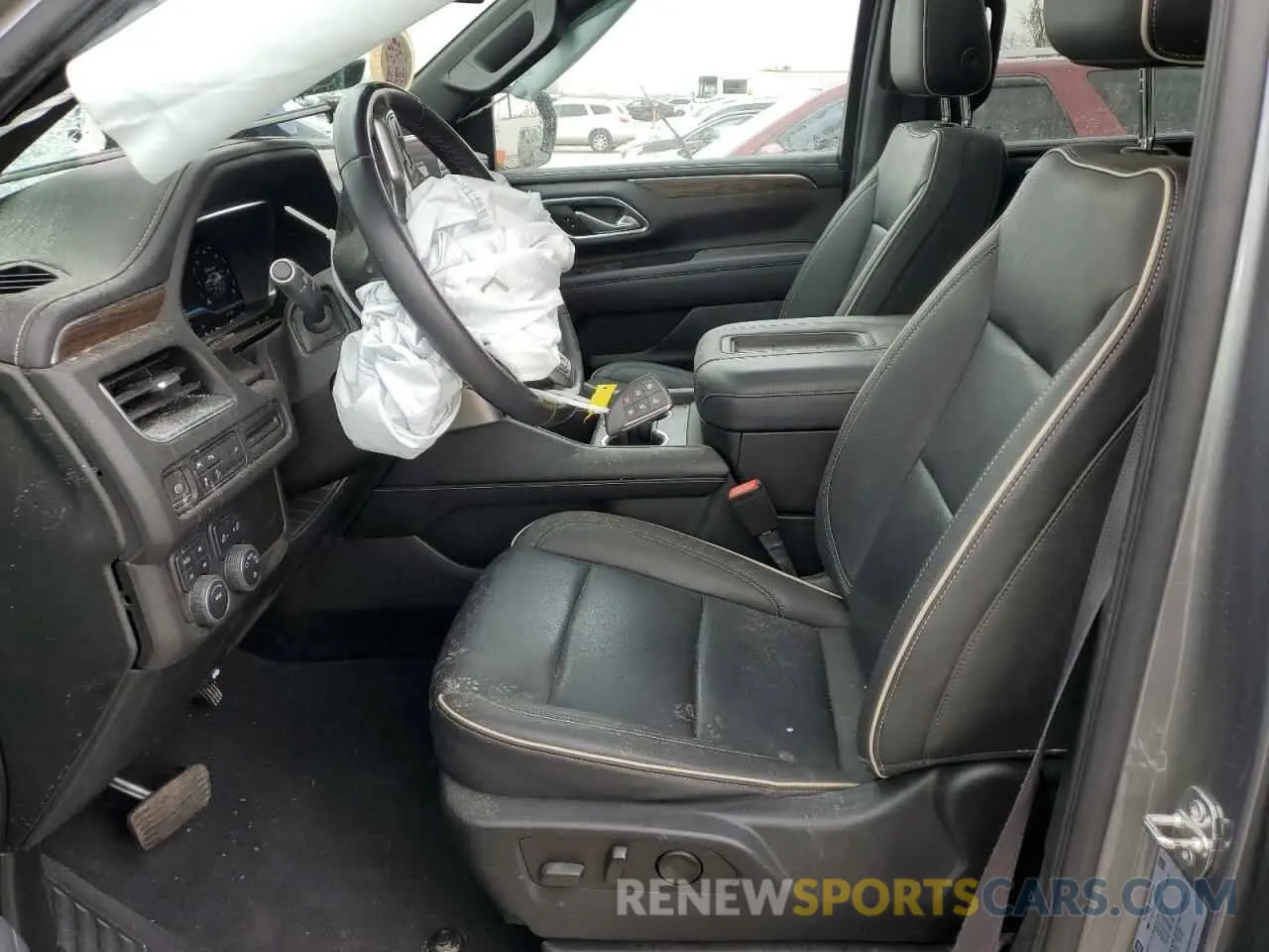 7 fotografías del automóvil dañado 1GNSKSKD4NR147415 CHEVROLET TAHOE 2022