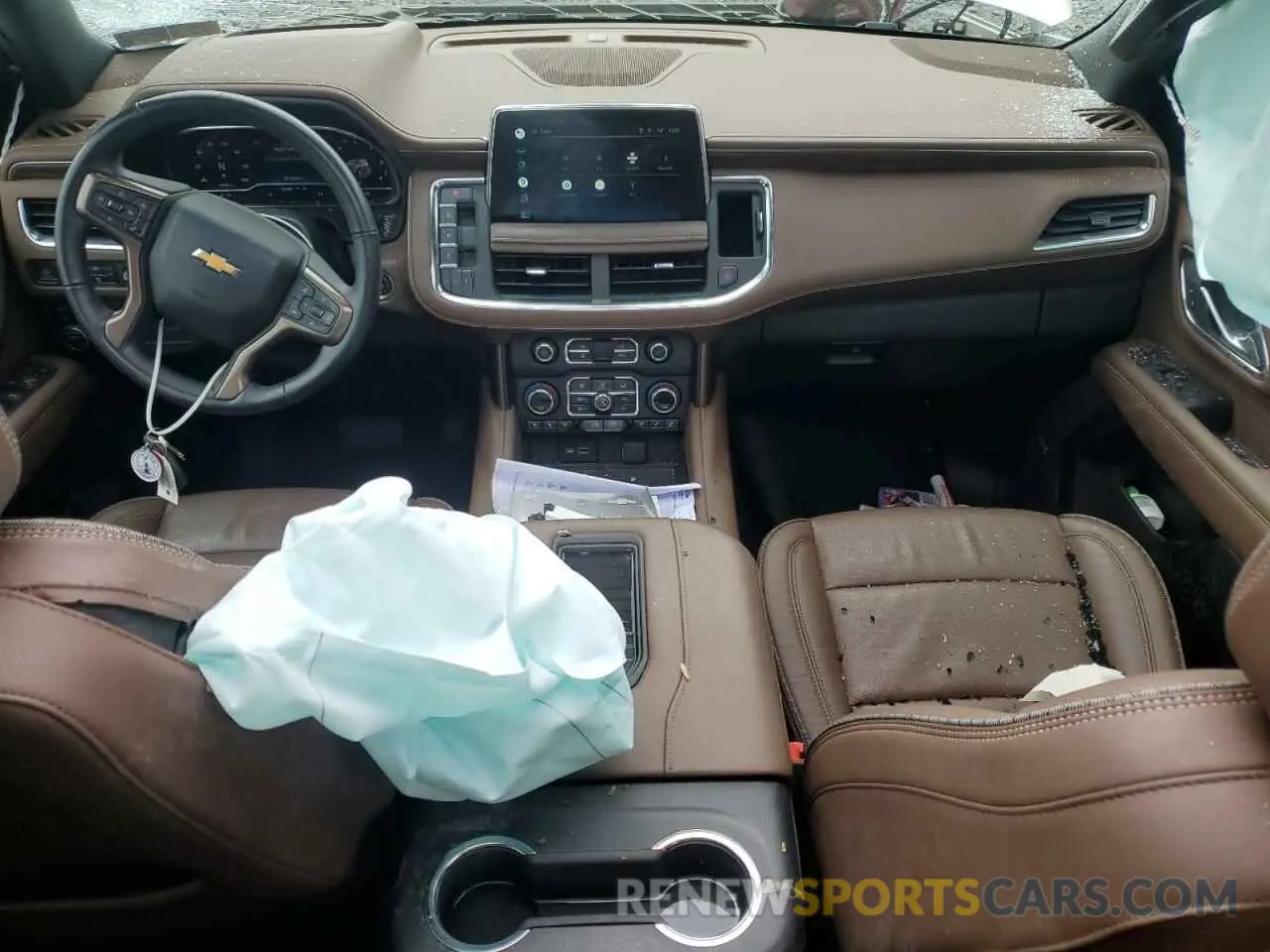8 fotografías del automóvil dañado 1GNSKTKL6NR325824 CHEVROLET TAHOE 2022