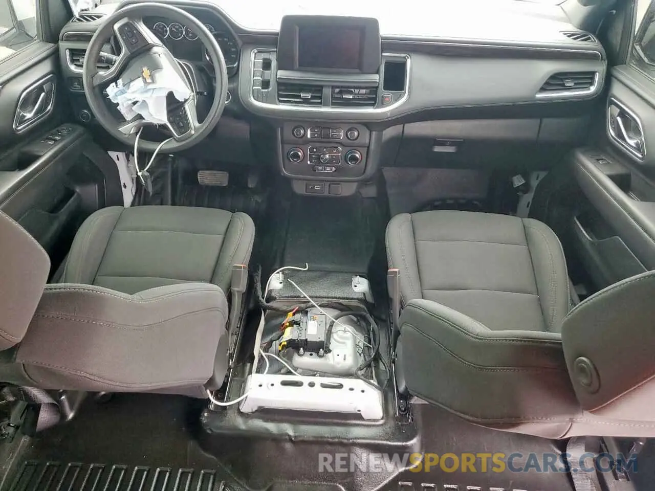 8 fotografías del automóvil dañado 1GNSCLED2PR429361 CHEVROLET TAHOE 2023