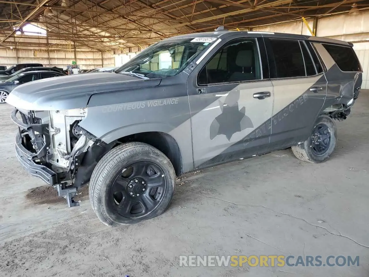 1 fotografías del automóvil dañado 1GNSCLED6PR134120 CHEVROLET TAHOE 2023