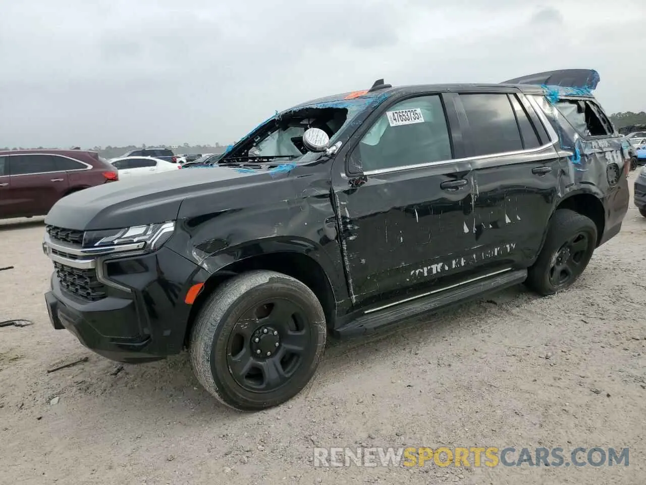 1 fotografías del automóvil dañado 1GNSCLED6PR415916 CHEVROLET TAHOE 2023