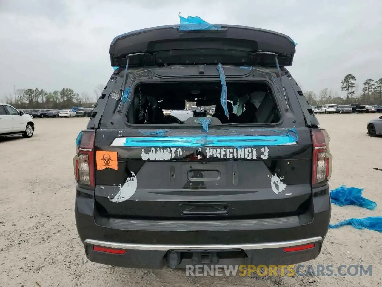 6 fotografías del automóvil dañado 1GNSCLED6PR415916 CHEVROLET TAHOE 2023