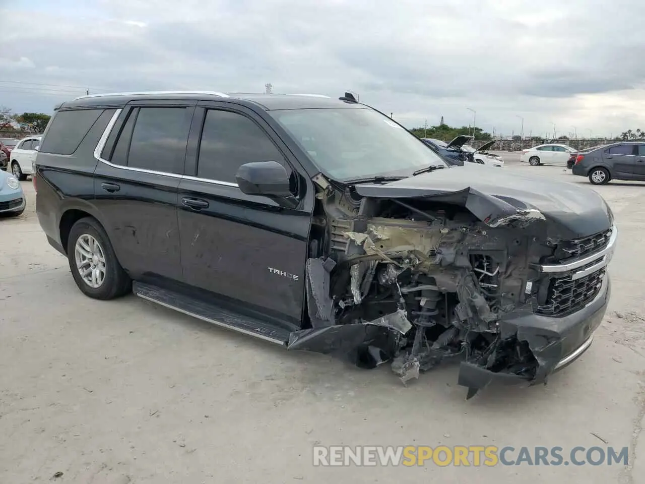 4 fotografías del automóvil dañado 1GNSCMKD8PR149034 CHEVROLET TAHOE 2023
