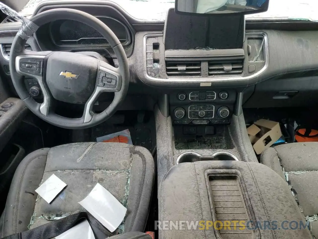 8 fotografías del automóvil dañado 1GNSCNKD2PR168880 CHEVROLET TAHOE 2023