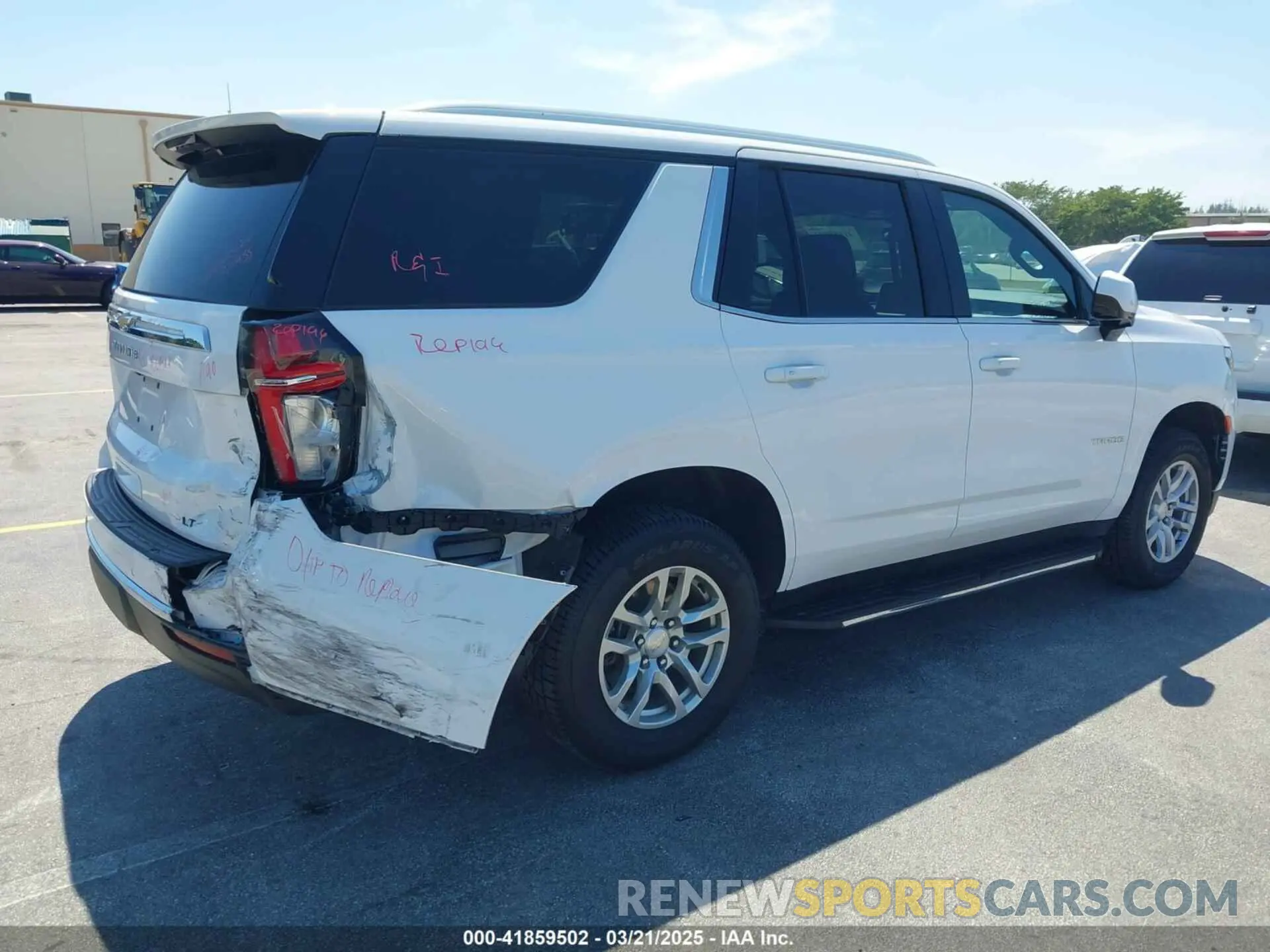 4 fotografías del automóvil dañado 1GNSCNKD2PR295967 CHEVROLET TAHOE 2023