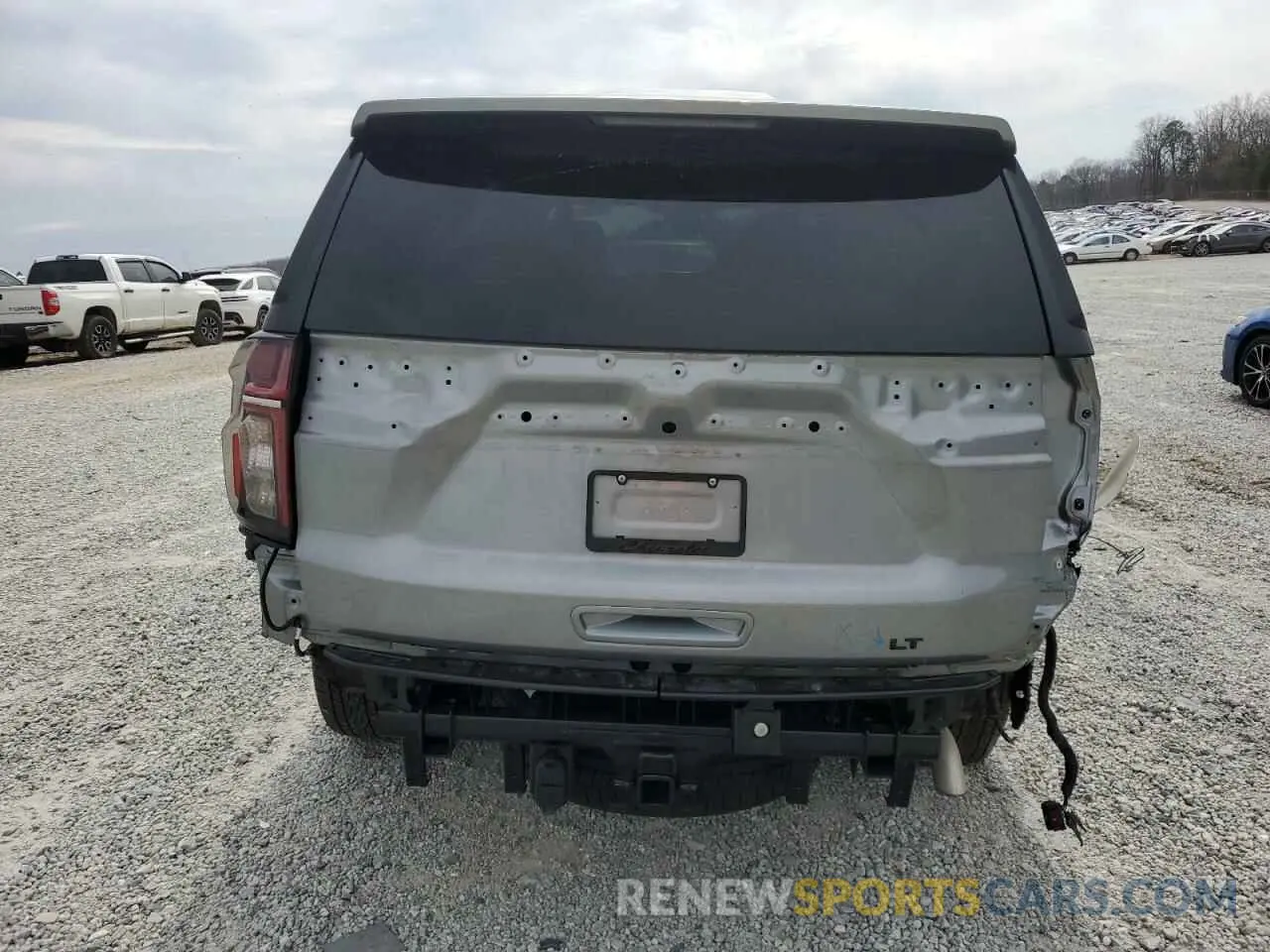 6 fotografías del automóvil dañado 1GNSCNKD3PR345825 CHEVROLET TAHOE 2023