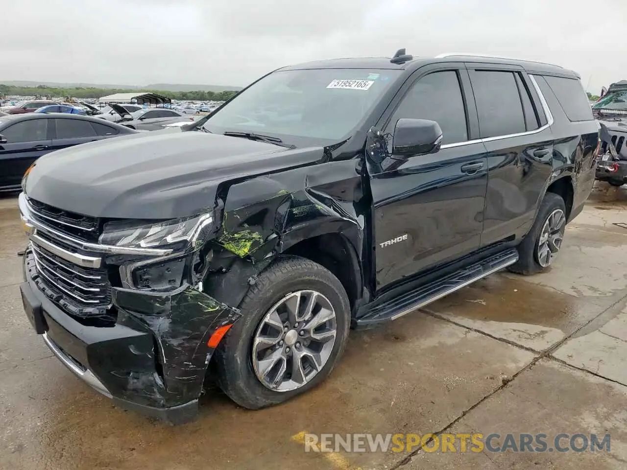 1 fotografías del automóvil dañado 1GNSCNKD6PR197847 CHEVROLET TAHOE 2023