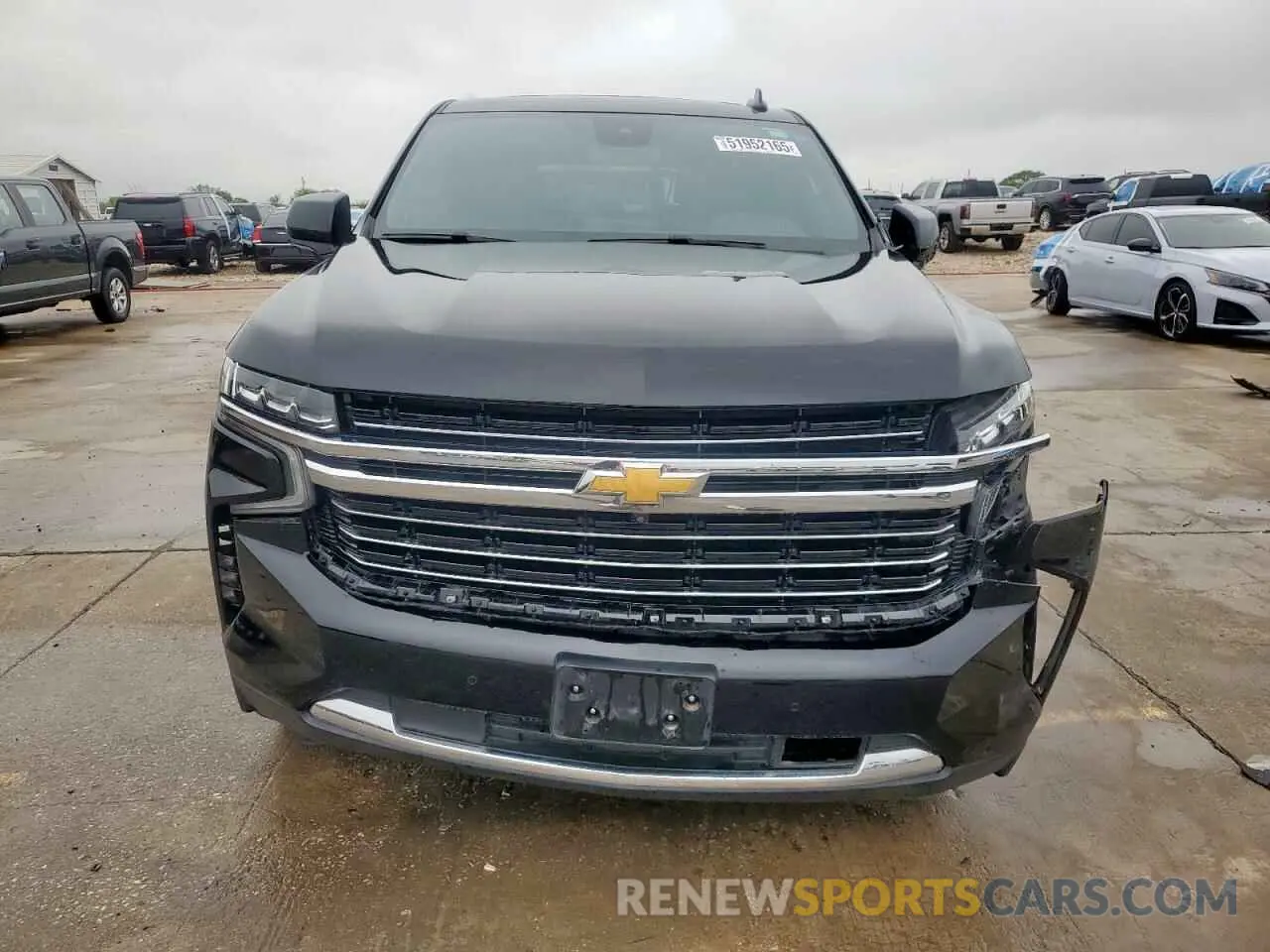5 fotografías del automóvil dañado 1GNSCNKD6PR197847 CHEVROLET TAHOE 2023