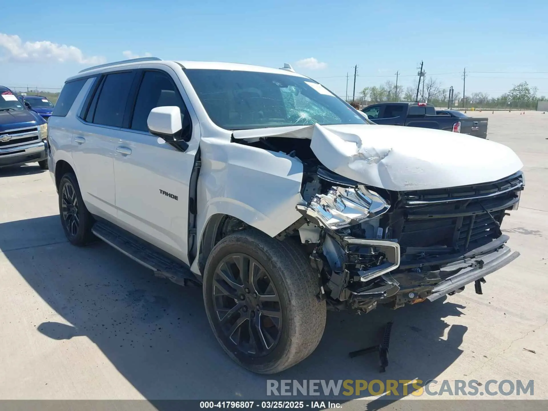 1 fotografías del automóvil dañado 1GNSCNKD6PR417875 CHEVROLET TAHOE 2023