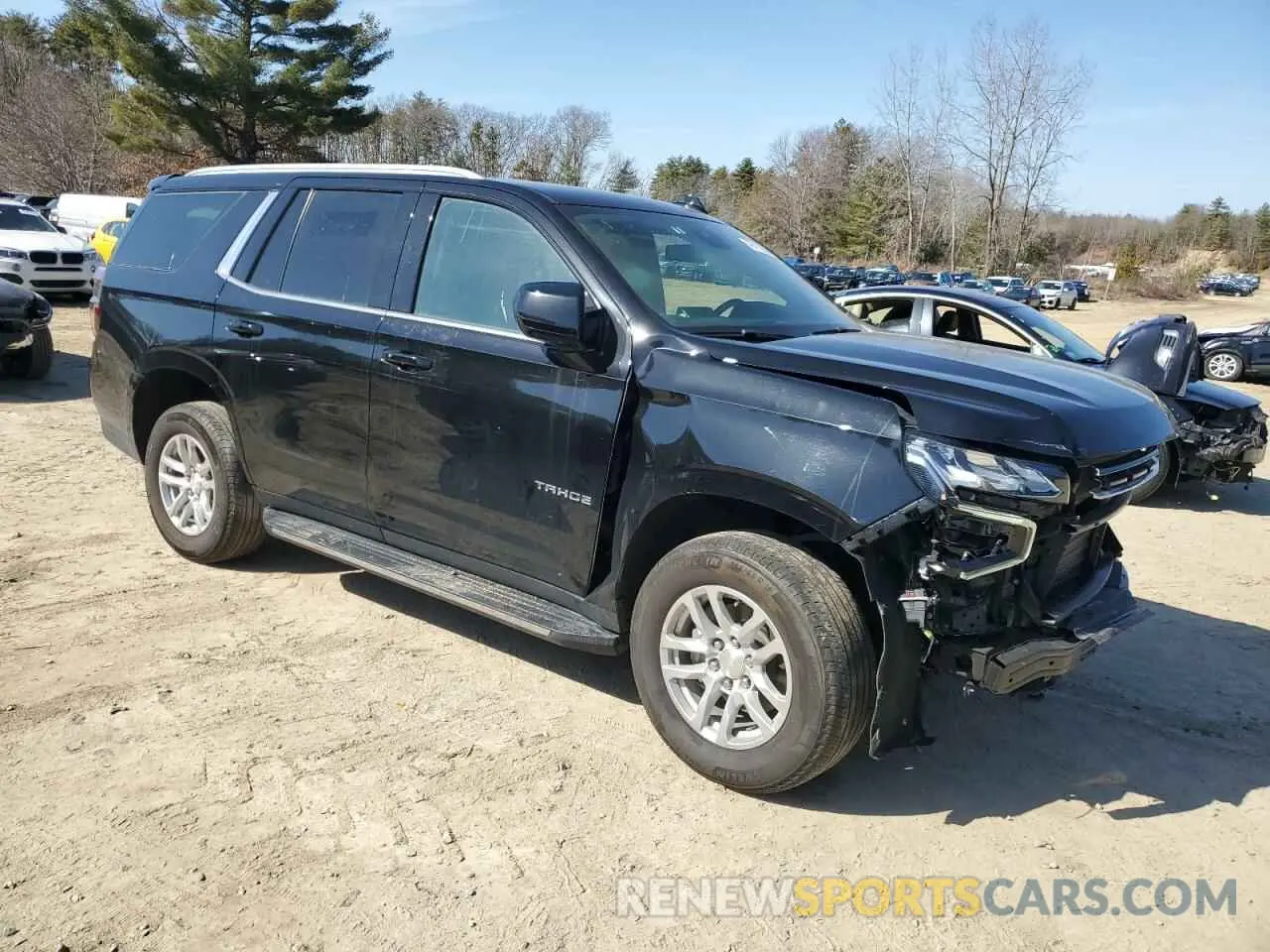 4 fotografías del automóvil dañado 1GNSCNKD8PR298758 CHEVROLET TAHOE 2023