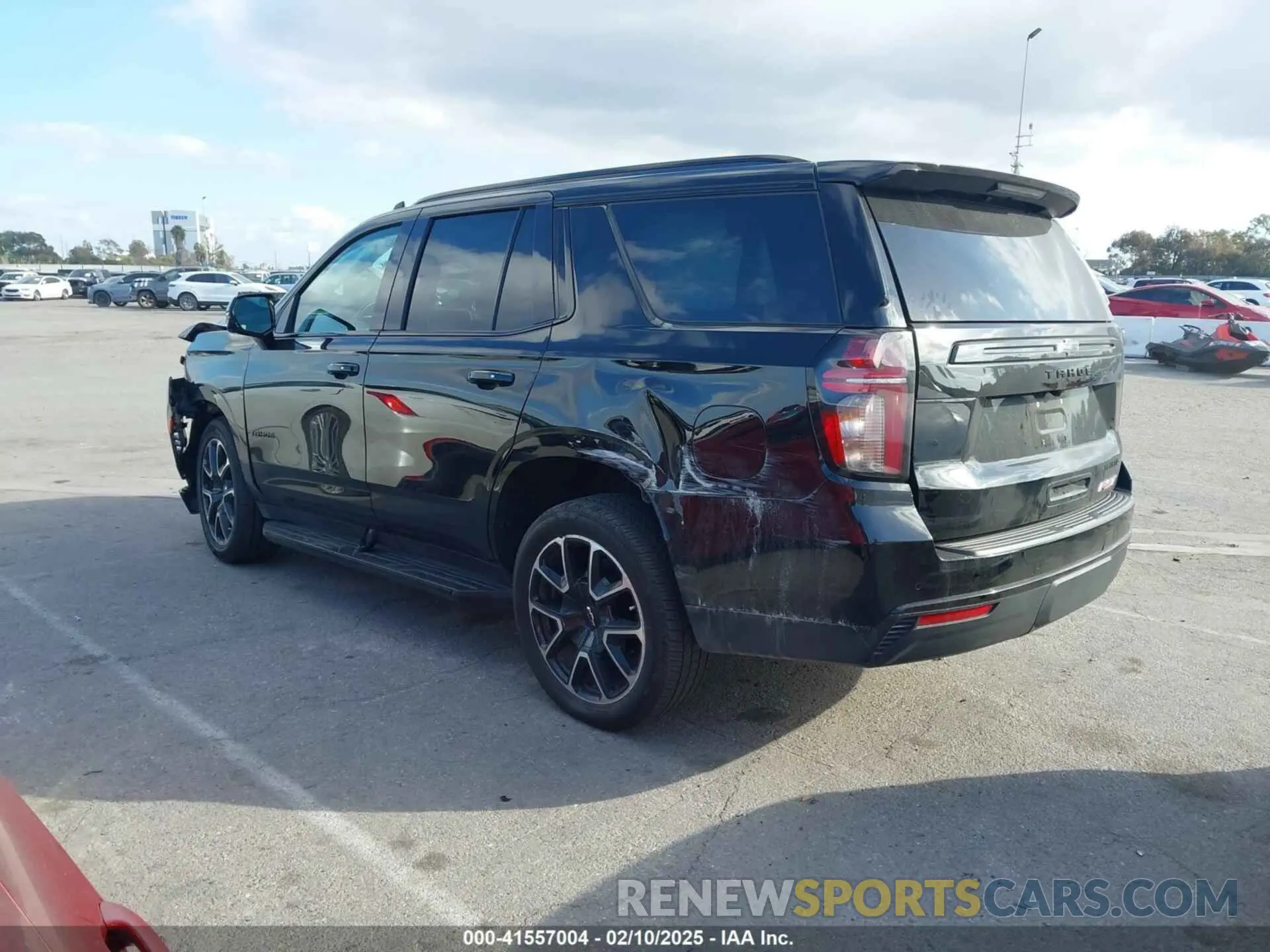 3 fotografías del automóvil dañado 1GNSCRKD3PR468757 CHEVROLET TAHOE 2023