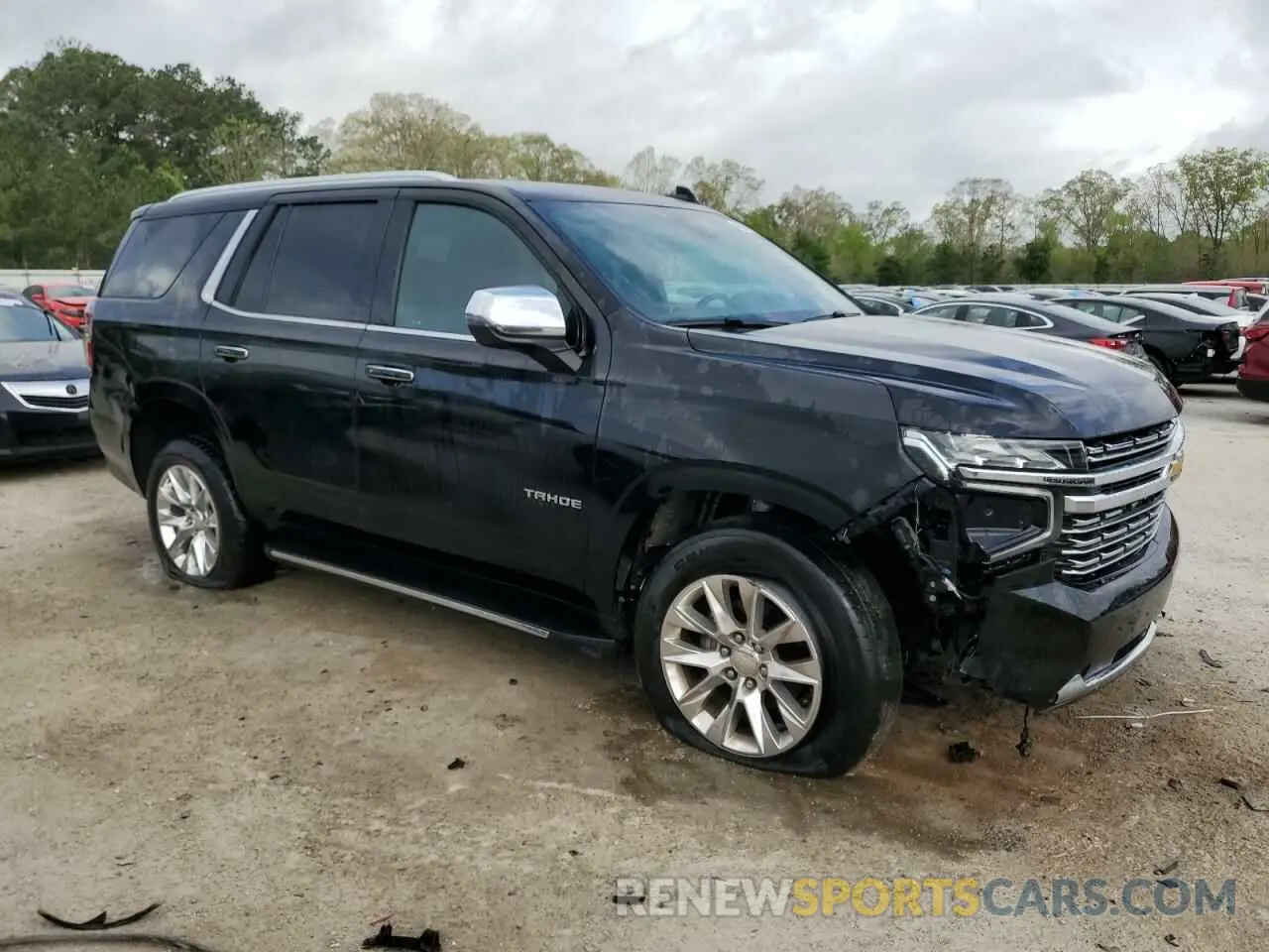 4 fotografías del automóvil dañado 1GNSCSKD5PR330841 CHEVROLET TAHOE 2023