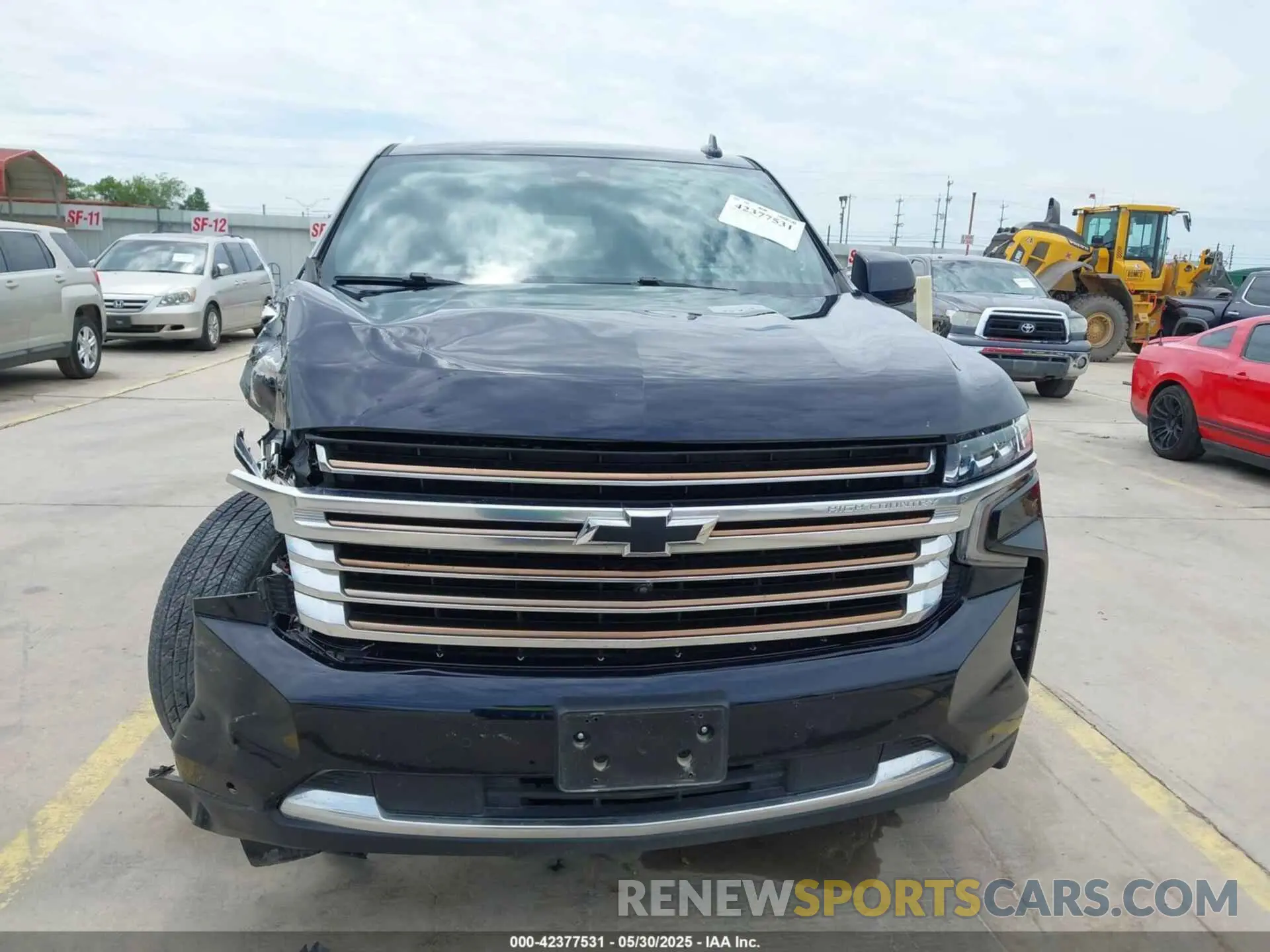 12 fotografías del automóvil dañado 1GNSCTKT8PR215292 CHEVROLET TAHOE 2023